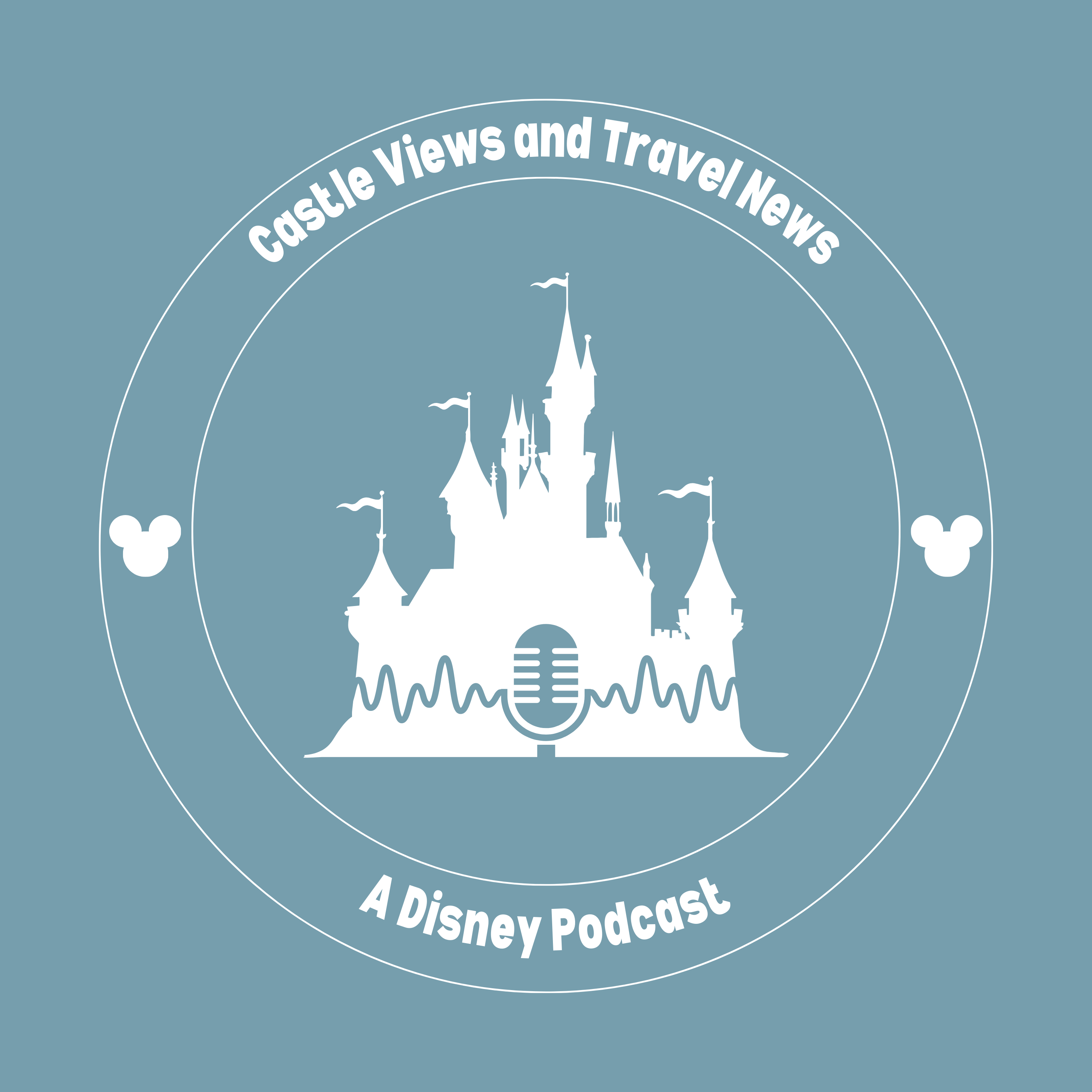 Episode 1: Castle Views and Travel News - A Disney Podcast! Disneyland vs. Disney World episode artwork
