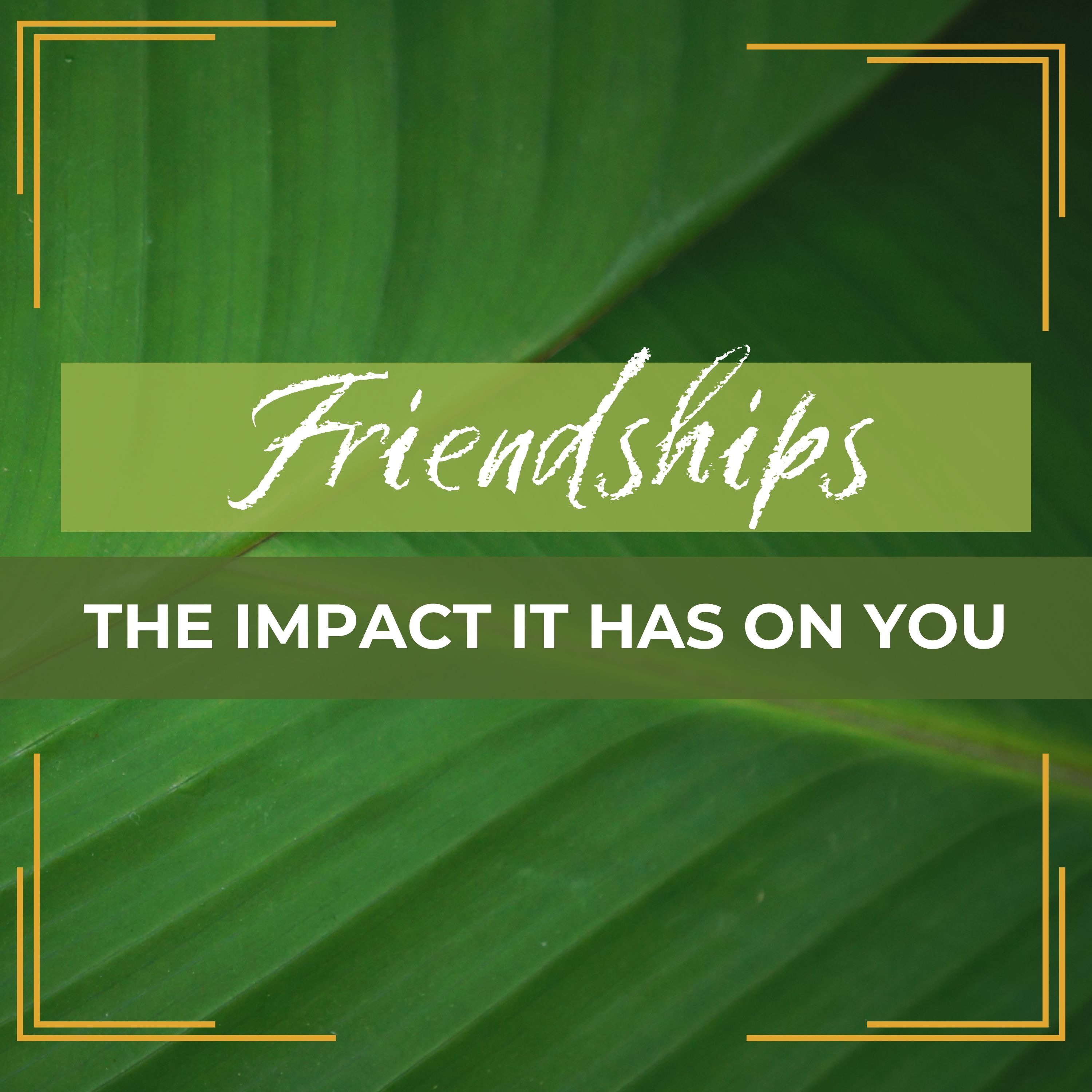 Friendships: The Impact It Has on You episode artwork