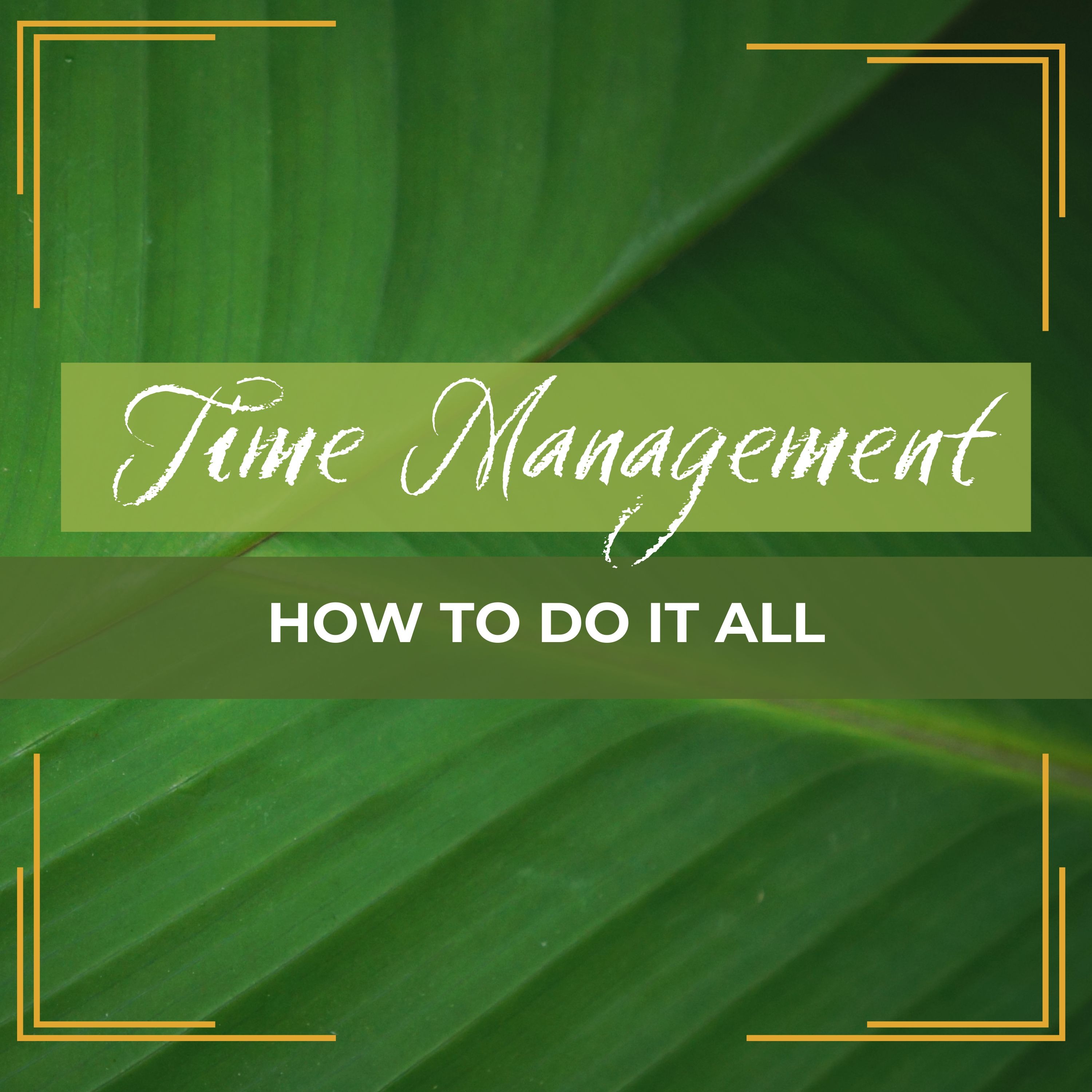 Time Management: How to Do It All episode artwork