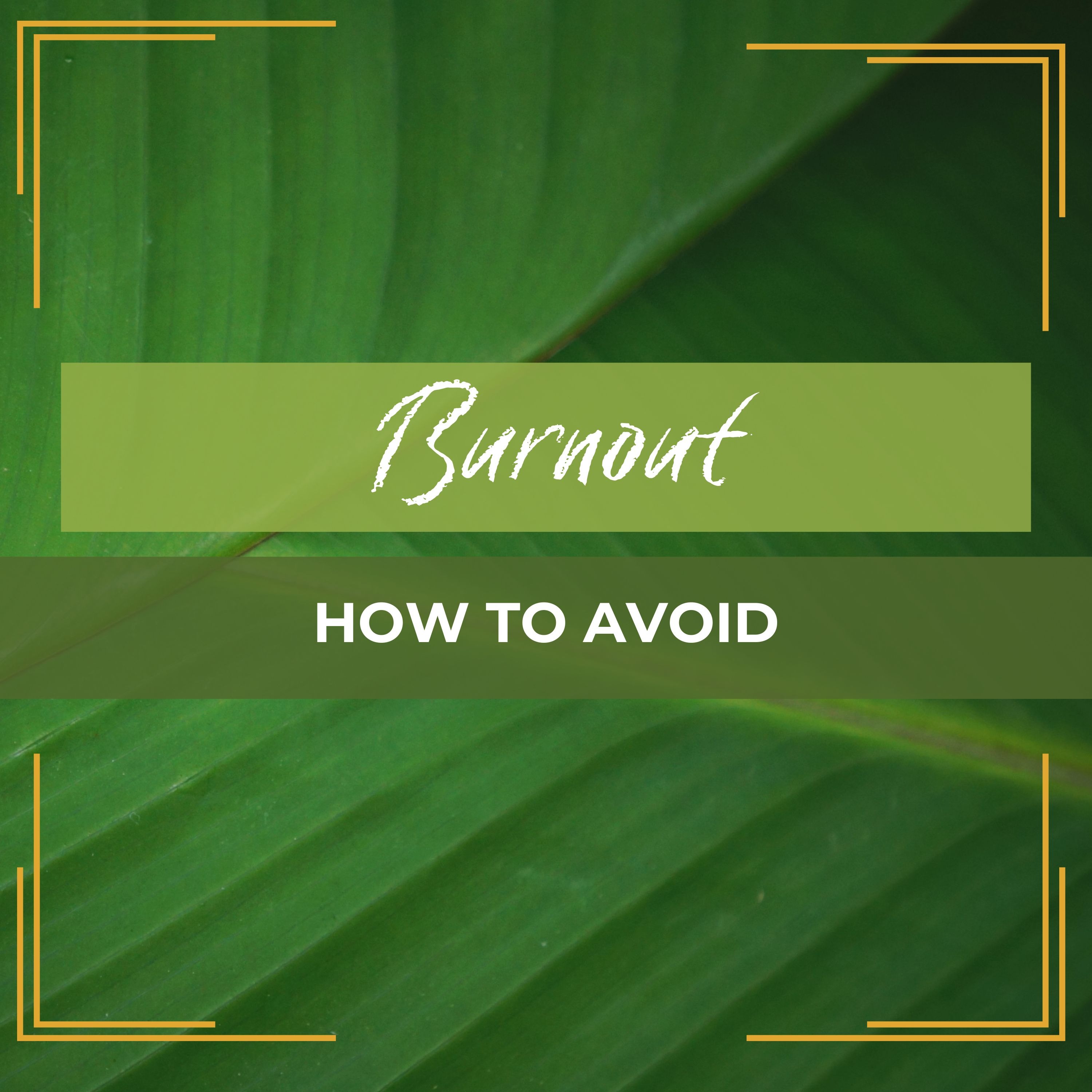 Burnout: How to Avoid episode artwork