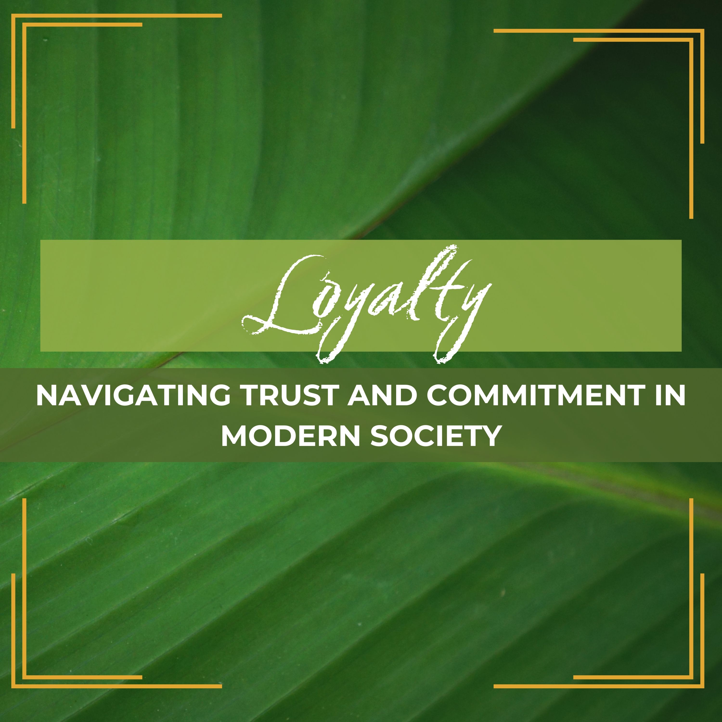 Casual Conversations | Loyalty: Navigating Trust and Commitment in Modern Society episode artwork