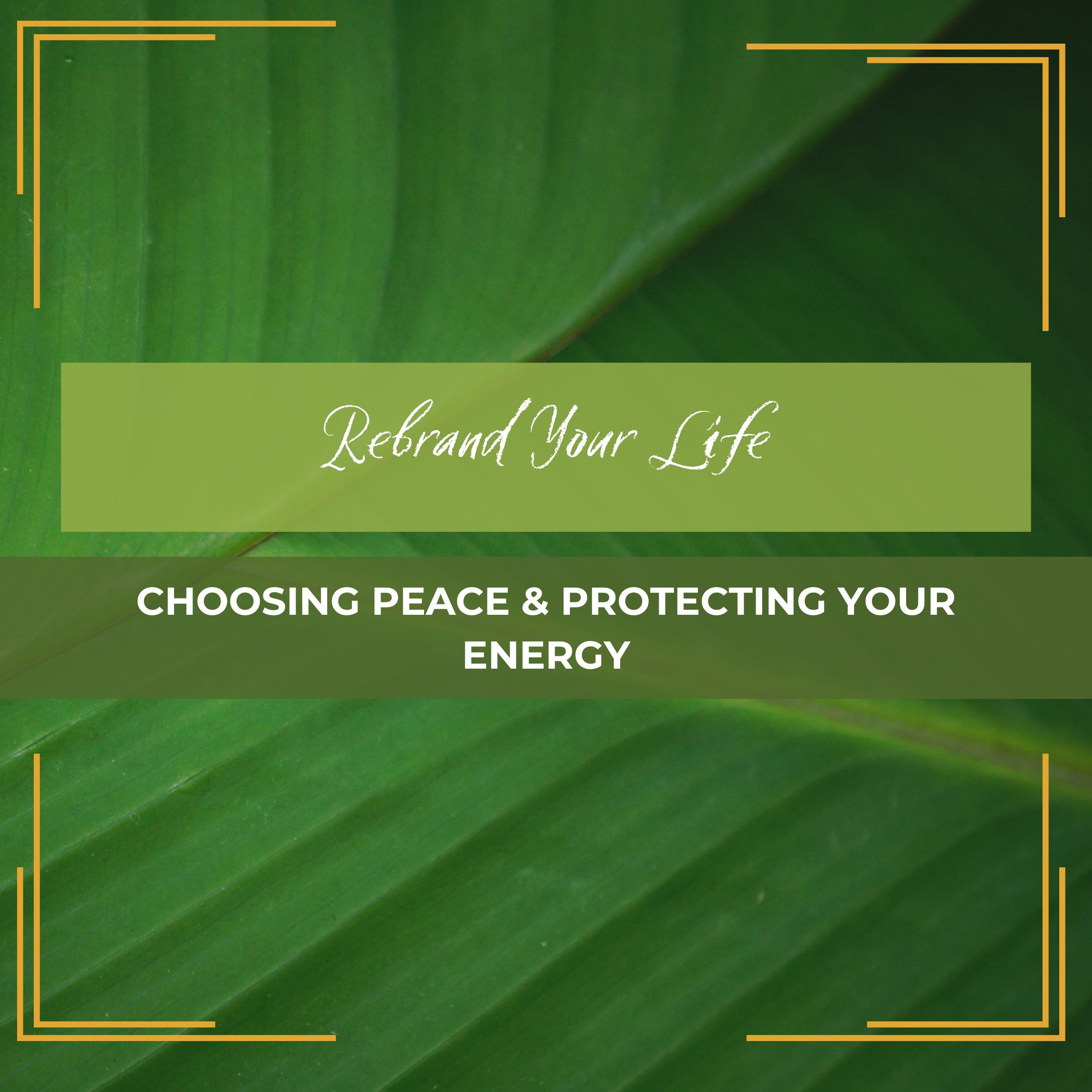 Casual Conversations | Rebrand Your Life- Choosing Peace & Protecting Your Energy episode artwork