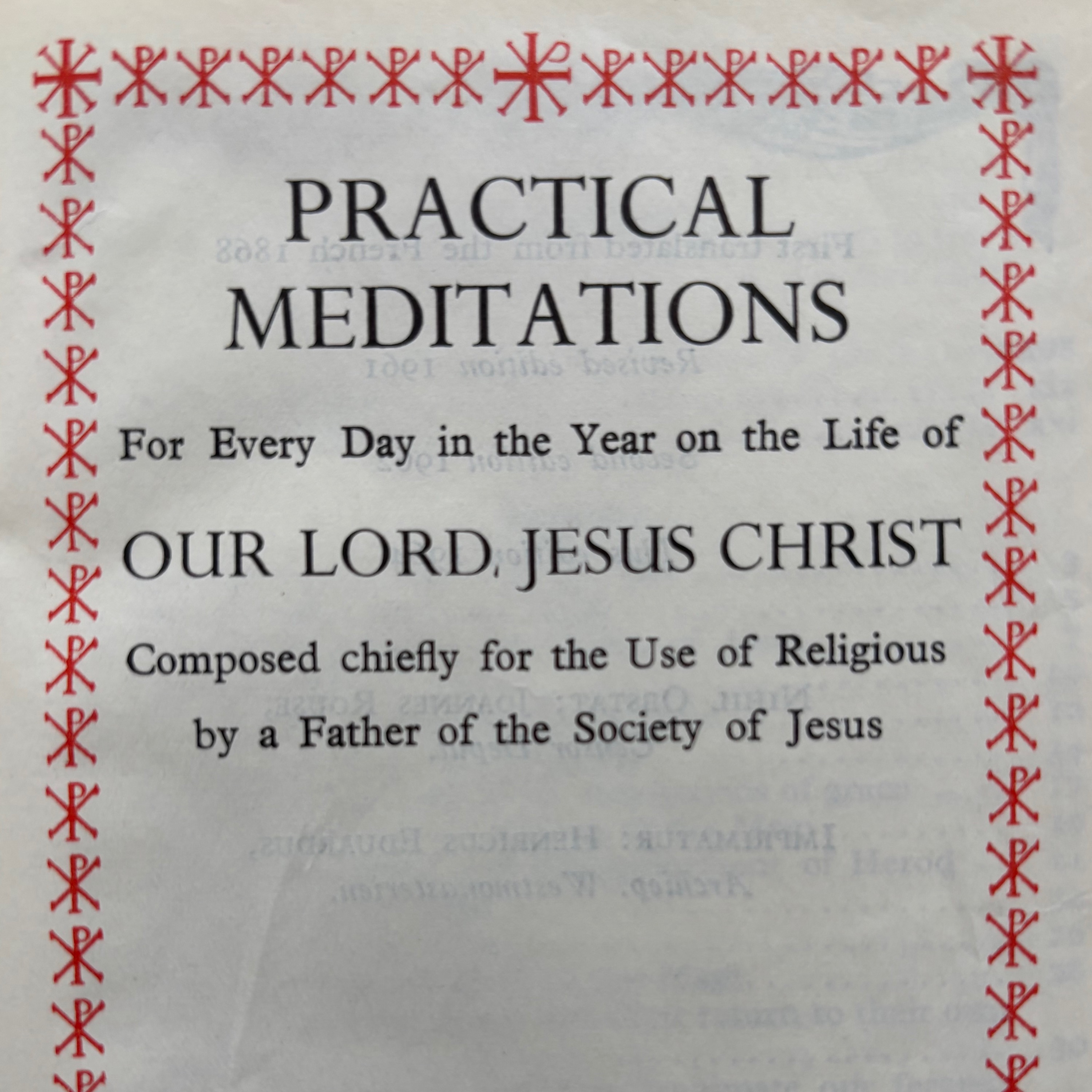 Practical Meditations: August 1