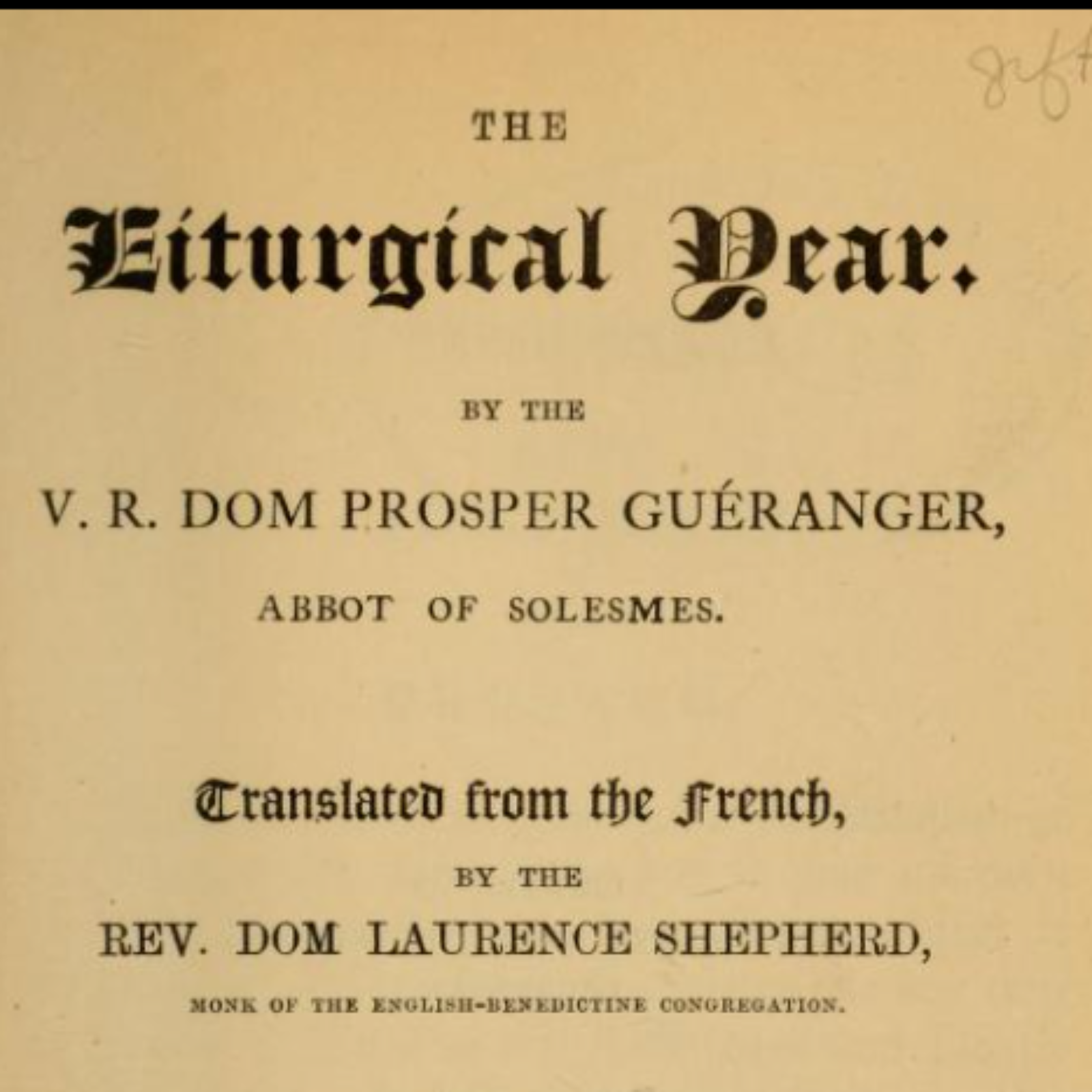 The Liturgical Year - Sep 29: The Dedication of St. Michael
