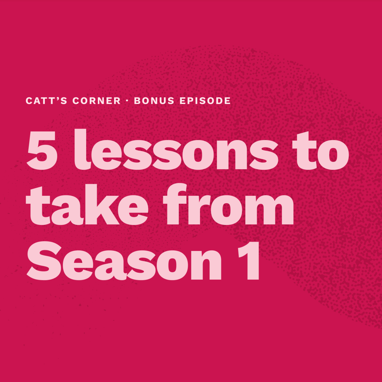 Lessons from Catt's Corner Season 1 (and why I want to do it again!) episode artwork