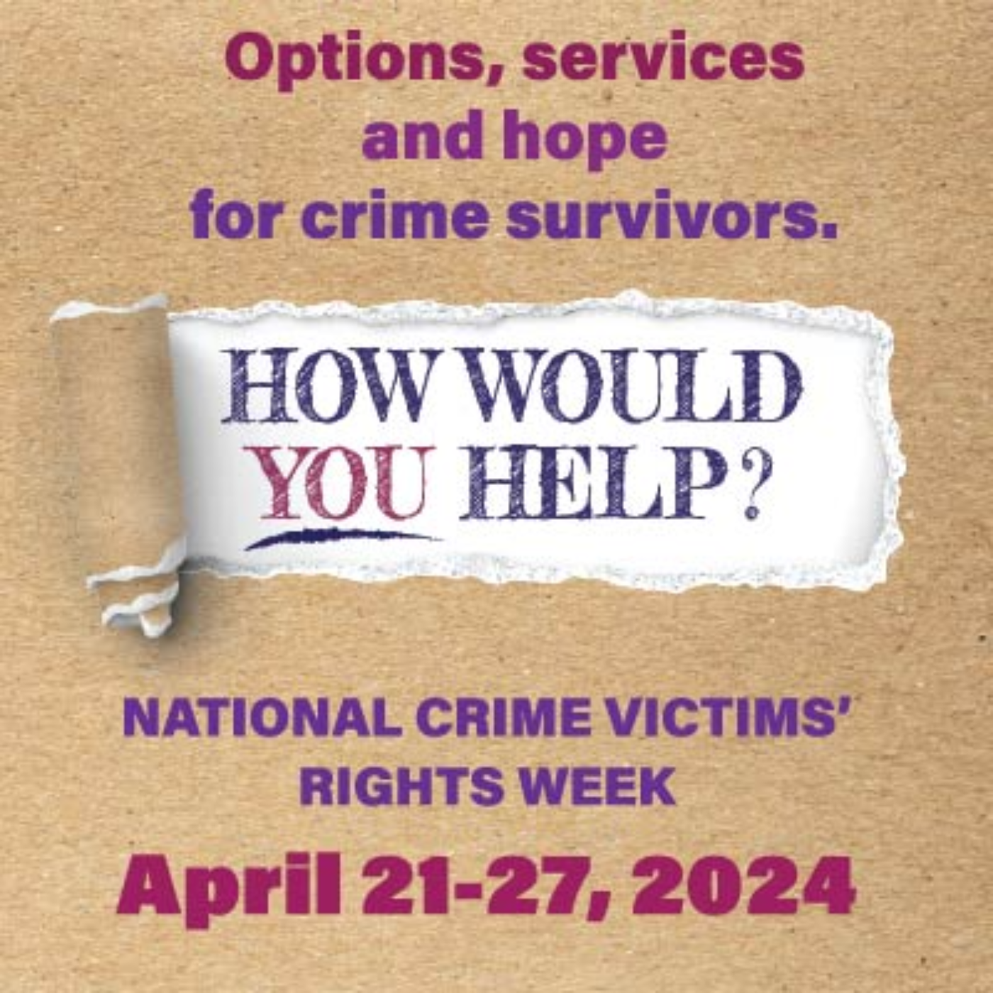 In honor of National Crime Victims’ Rights Week, representatives from CDCR’s Office of Victim and Survivor Rights and Services to discuss their dedication to helping those impacted by crime. Part 3 episode artwork