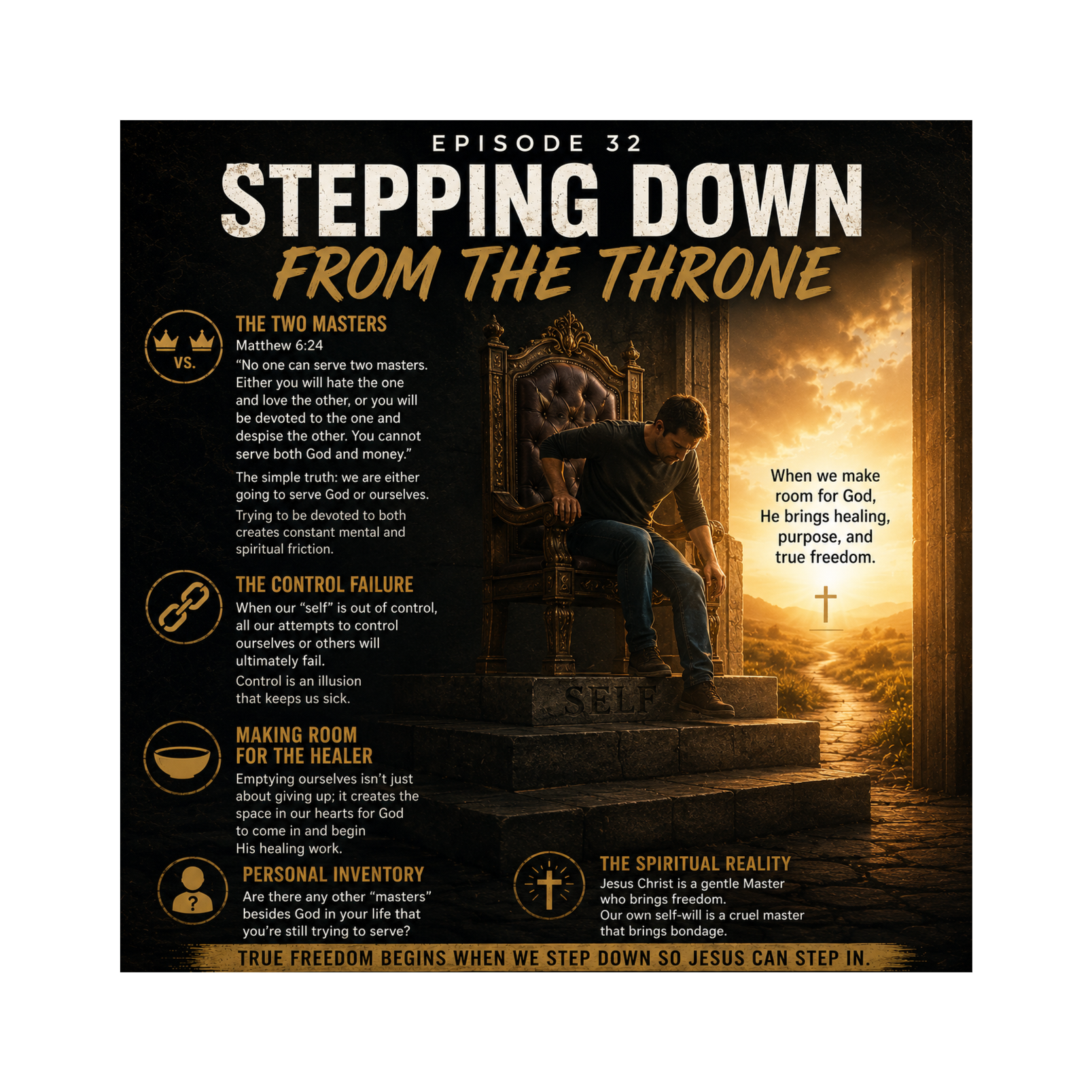 Stepping Down from the Throne episode artwork