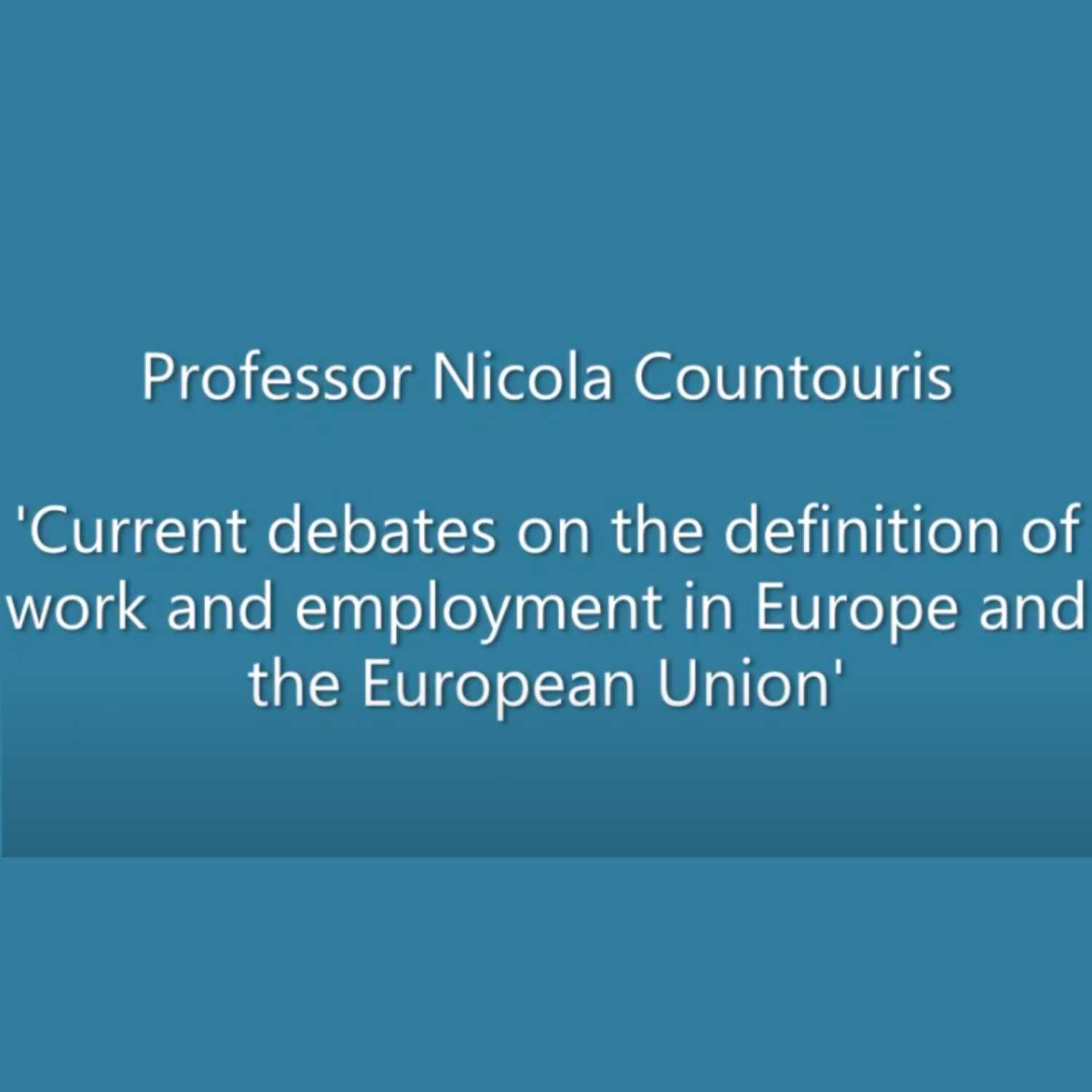 Centrow Labour Market Regulation