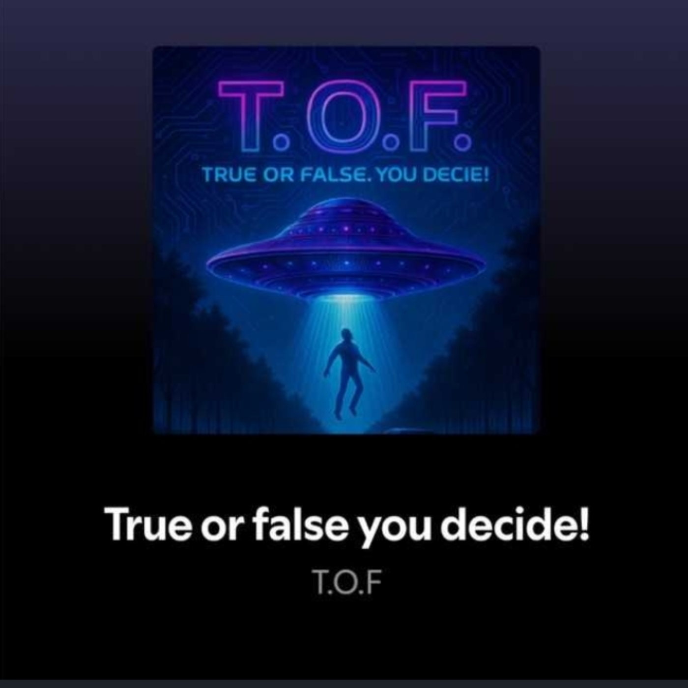 Charles Creator of TOF shares his UFO experience