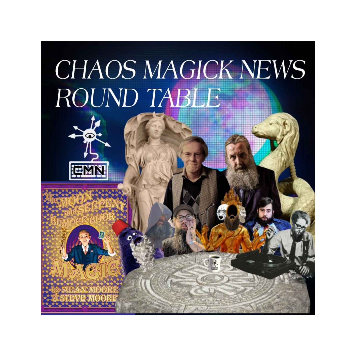 CMN Round Table: The Moon and Serpent Bumper Book of Magic by Alan Moore and Steve Moore episode artwork