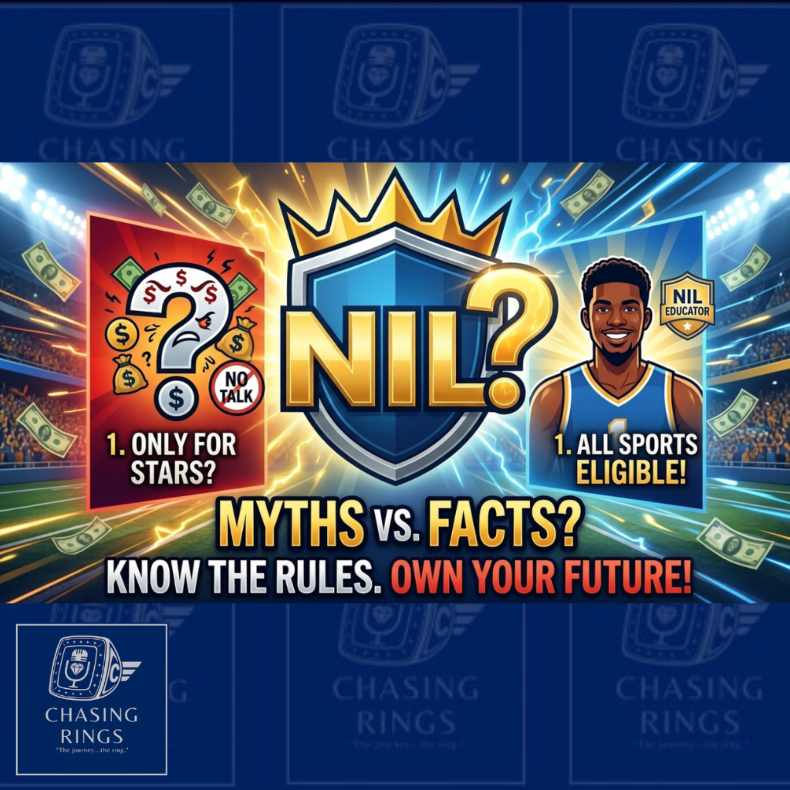 "NIL Uncovered: The Real Talk on NIL" episode artwork