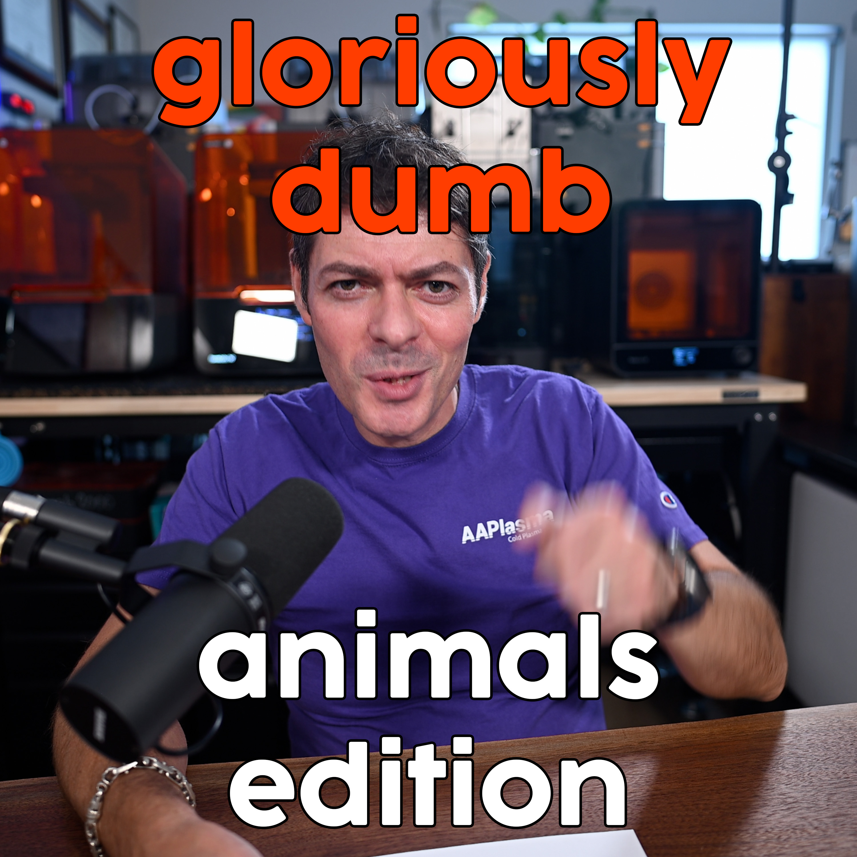 Gloriously Dumb "Can Plasma?" Questions: The Animals Round episode artwork