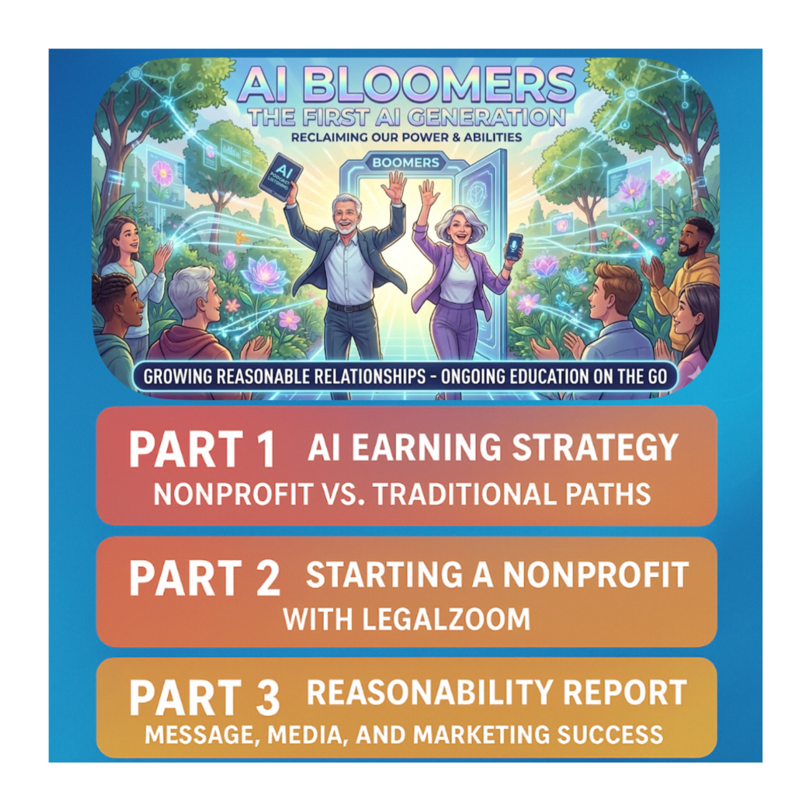 Turning Overwhelm Into On-the-Go Wisdom: How Seniors Build Reasonable Relationships With AI episode artwork