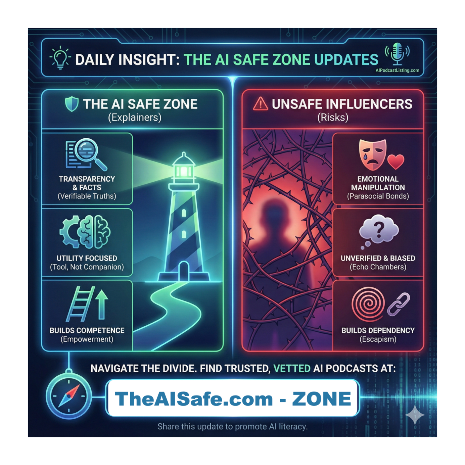 AIPodcastListening.com Journey to AI Readiness for the Good, the Bad, & the Ugly of the AI Frontier