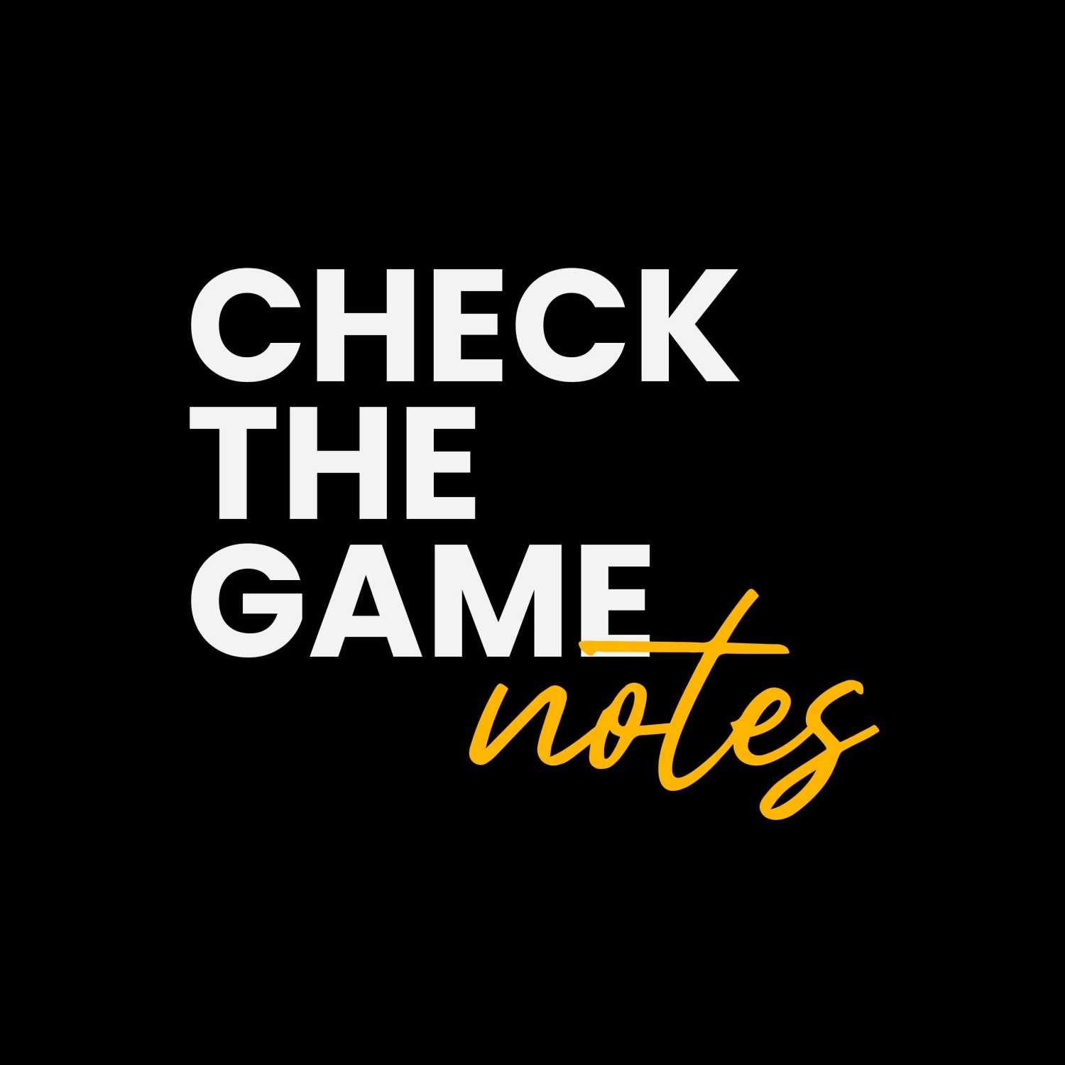 Check the game notes