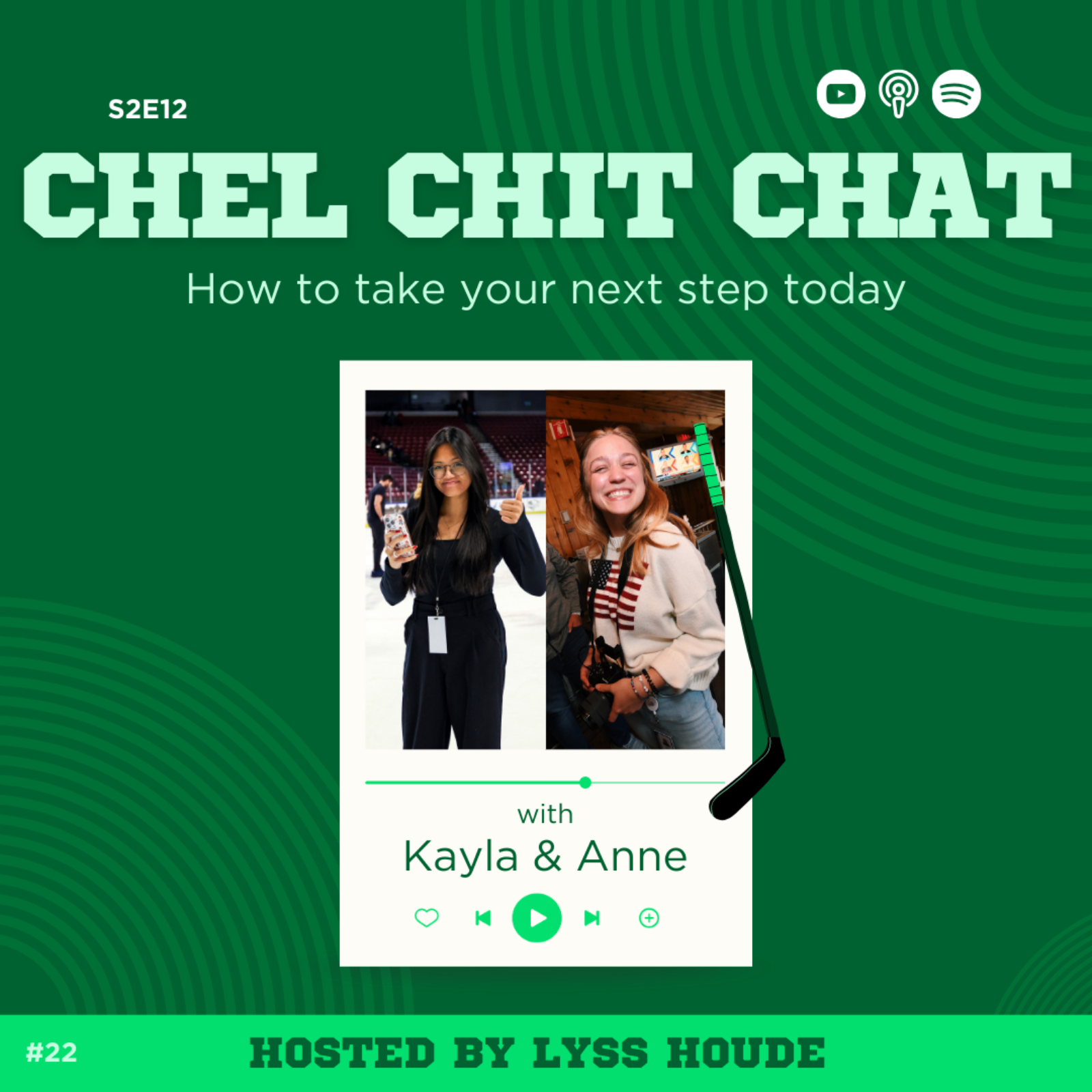 S2E12: How To Take Your Next Step Today – ft. Kayla Fernandez and Anne Tokarski | Chel Chit Chat with Lyss Houde
