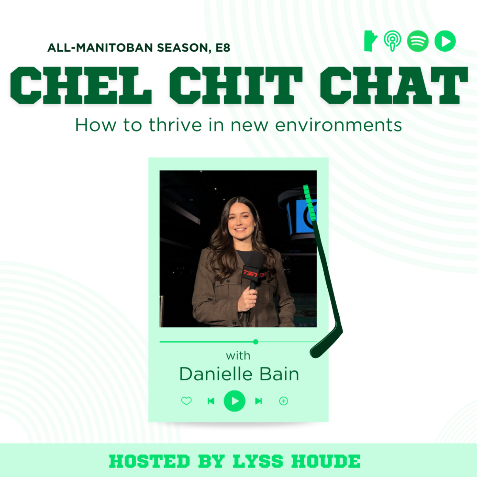 S3E8: How to Thrive in New Environments – ft. Danielle Bain | Chel Chit Chat with Lyss Houde