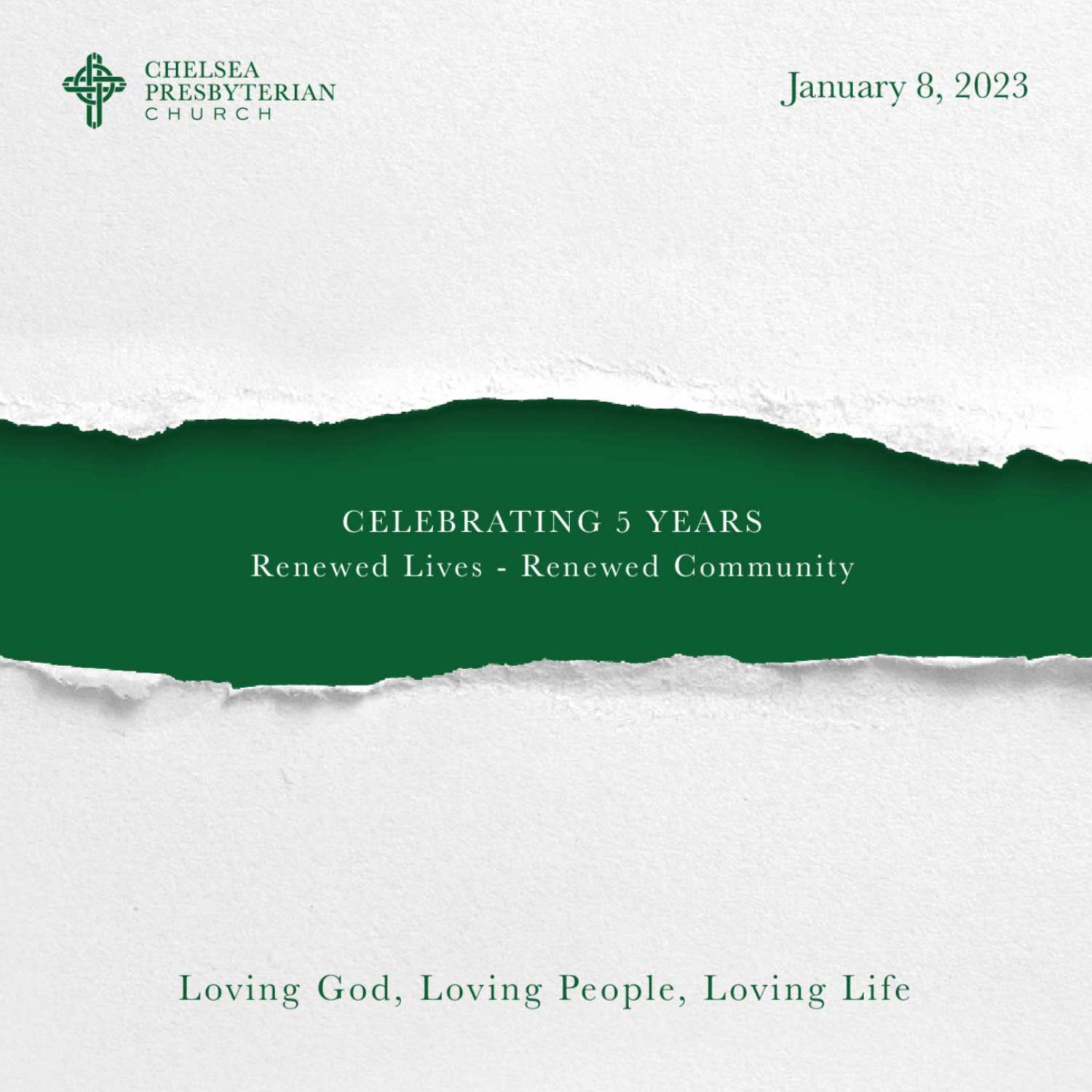 5 Year Anniversary - Renewed Lives, Renewed Community episode artwork