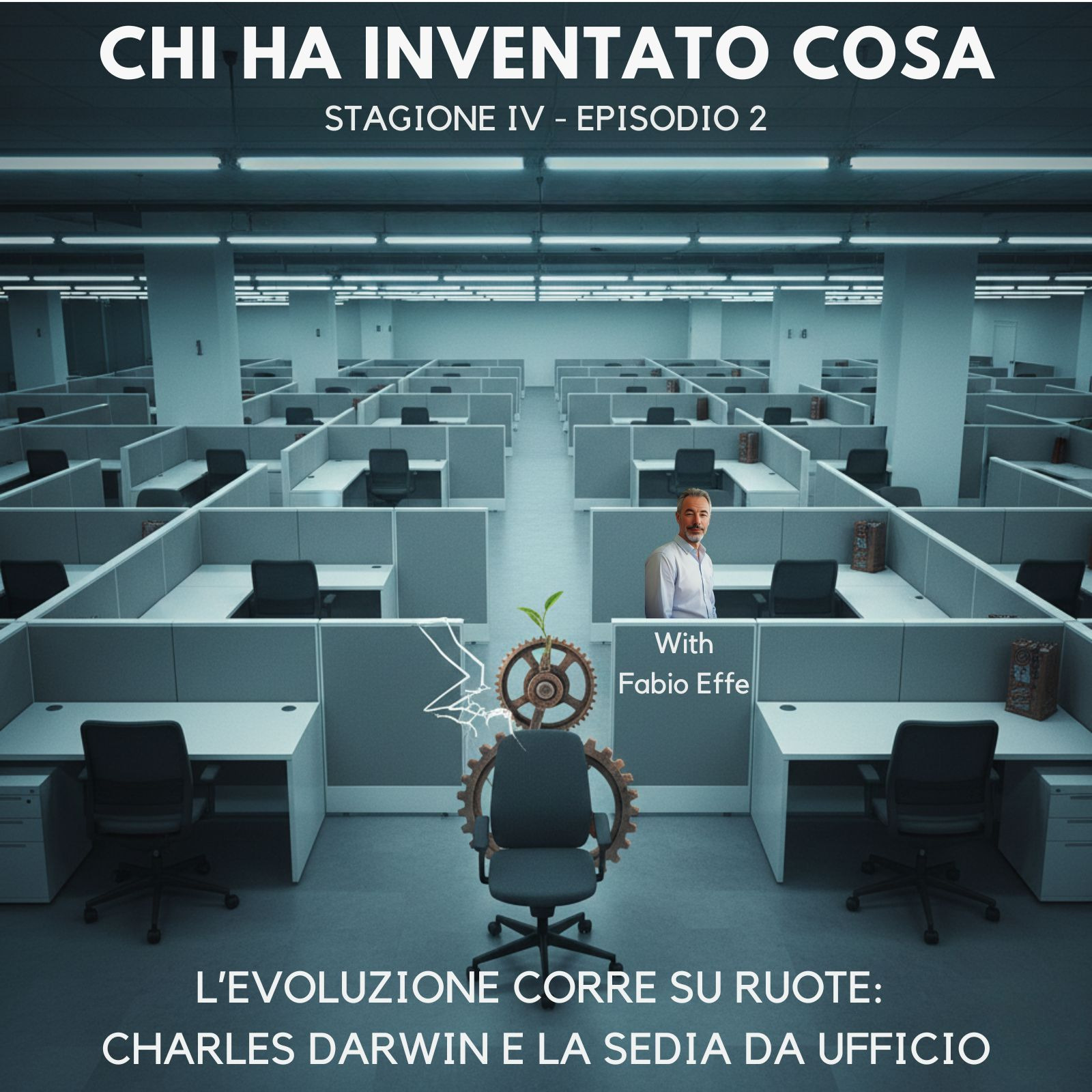 L'evoluzione corre su ruote: Charles Darwin e la sedia da ufficio episode artwork