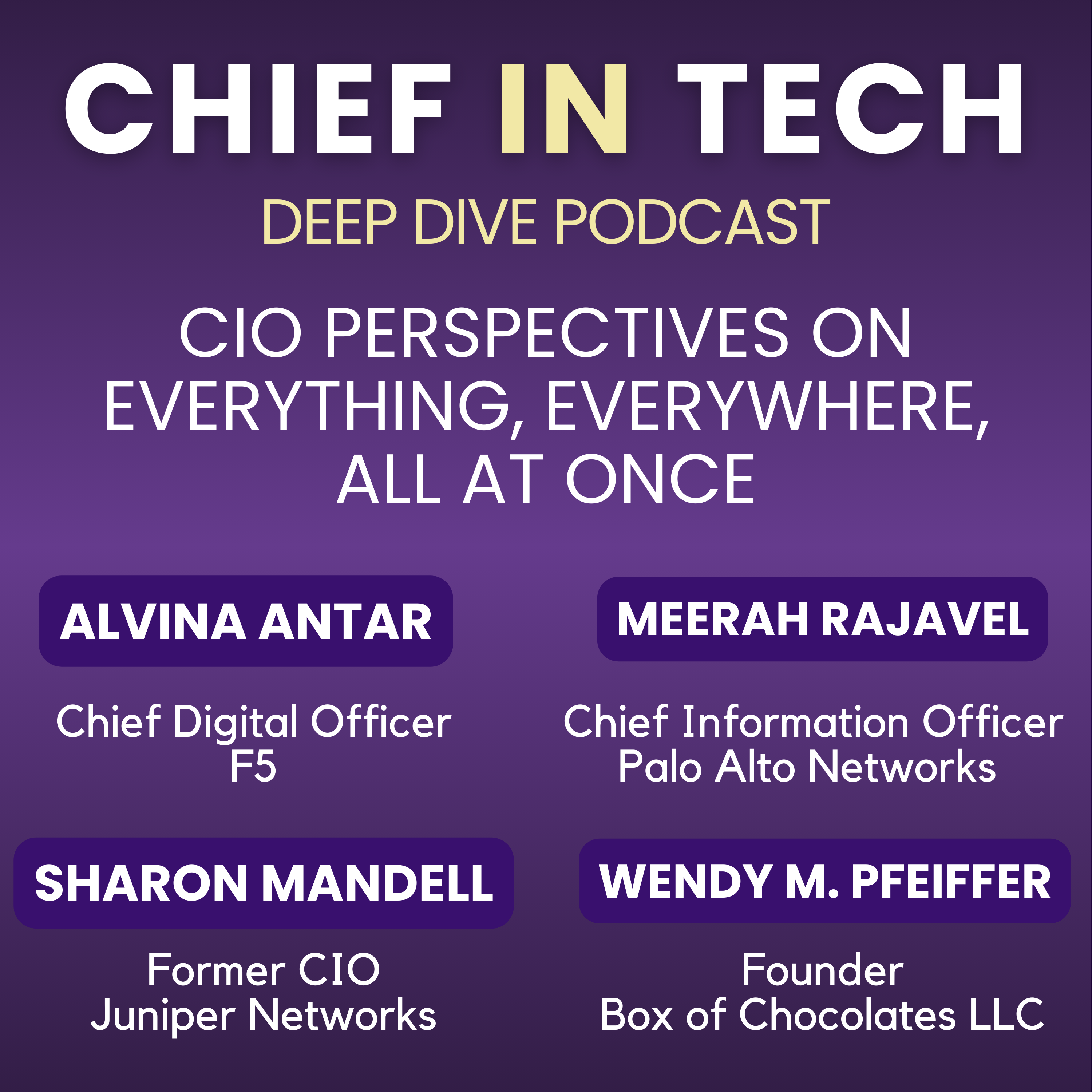 Chief in Tech Deep Dive Shortcast