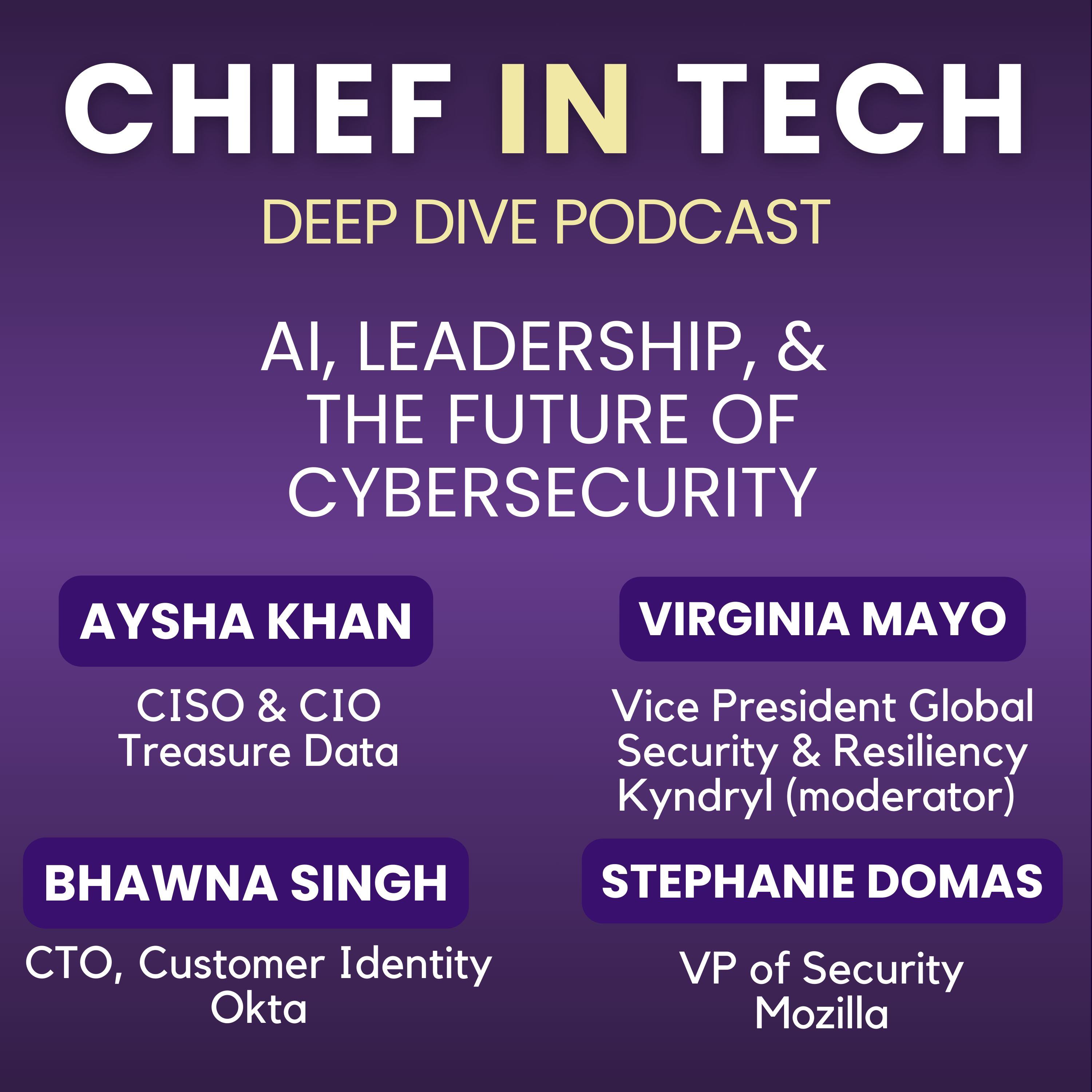 Chief in Tech Deep Dive Shortcast