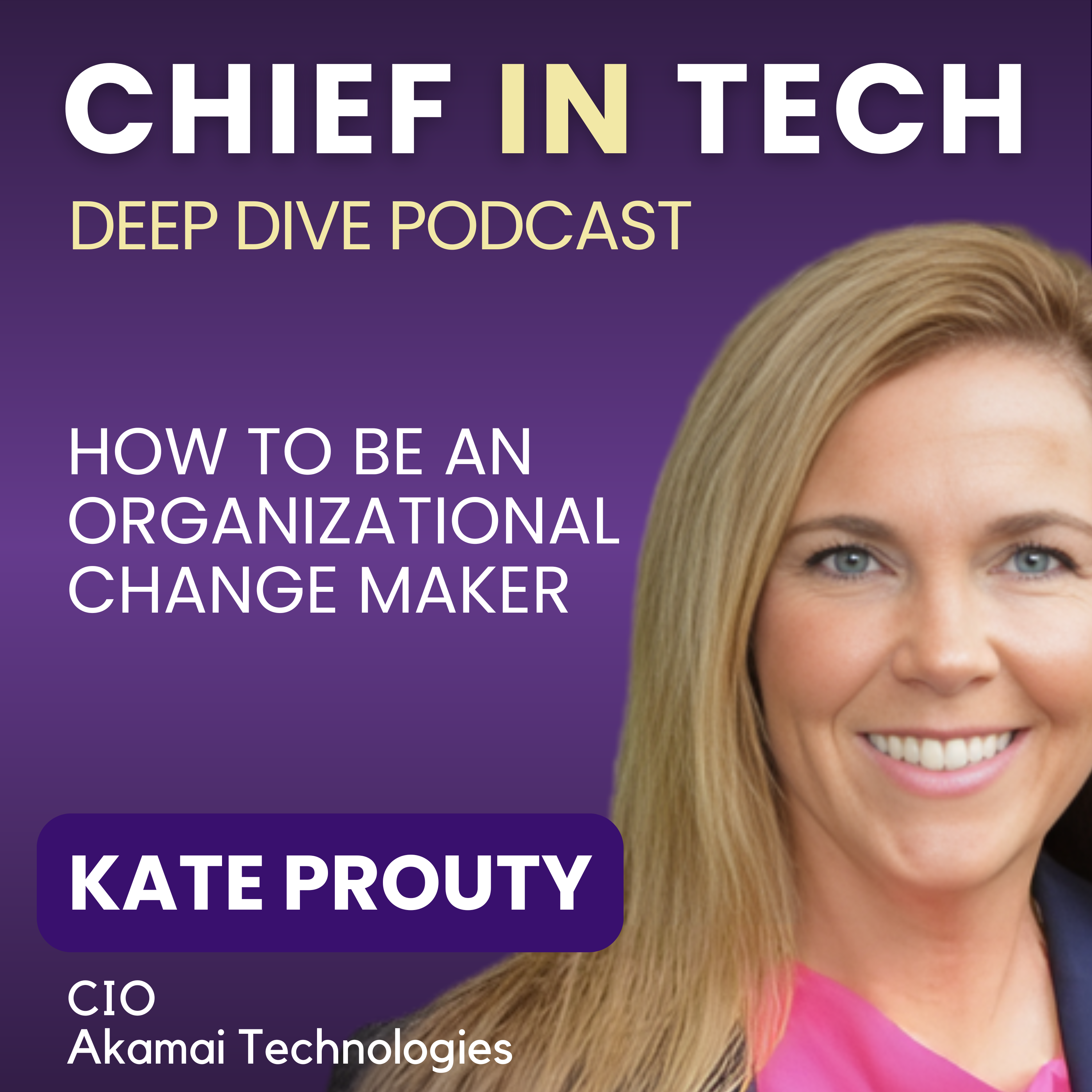 Chief in Tech S1E15 - Kate Prouty : How to Be an Organizational Change Maker 