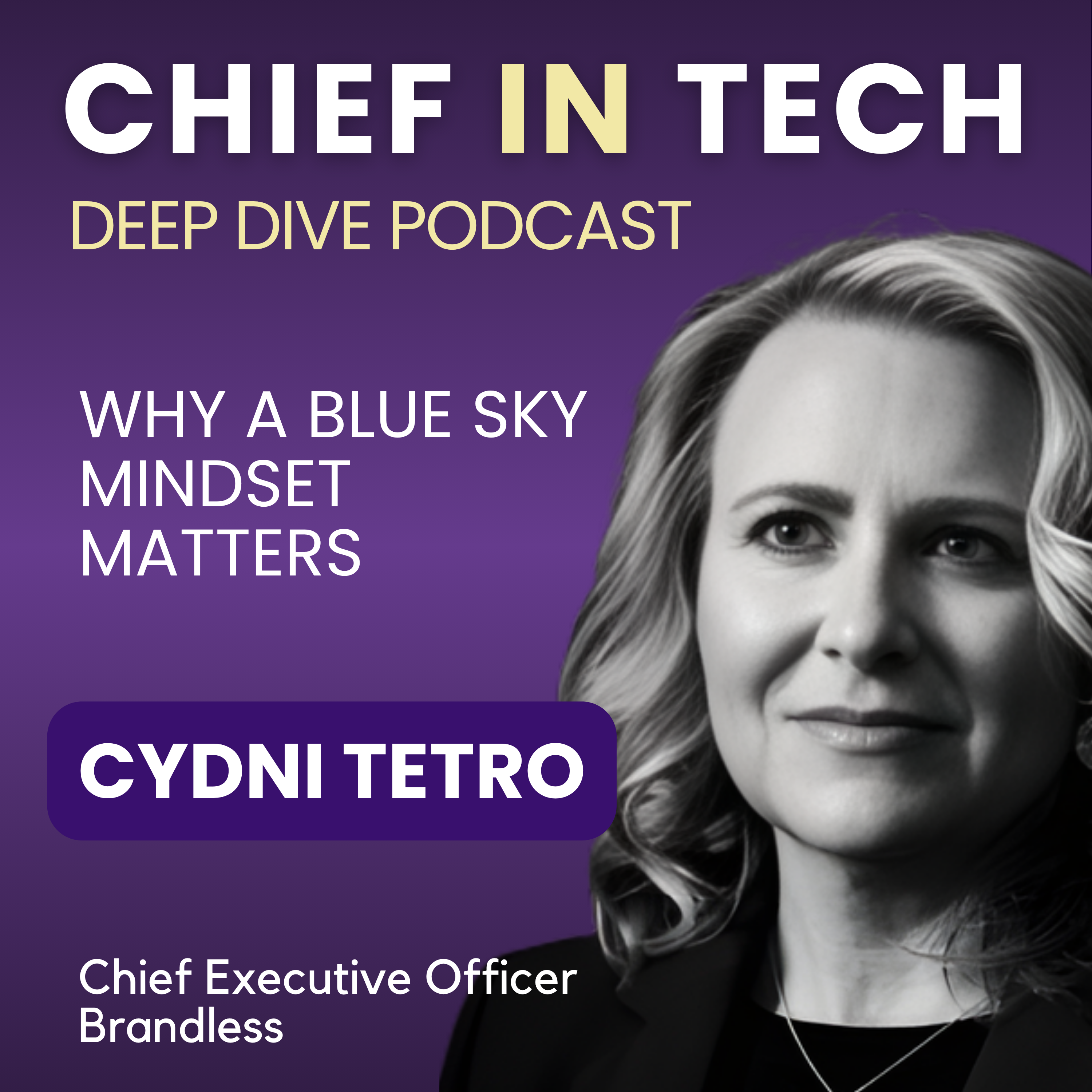 Chief in Tech S1E28 - Cydni Tetro : Why a Blue Sky Mindset Matters