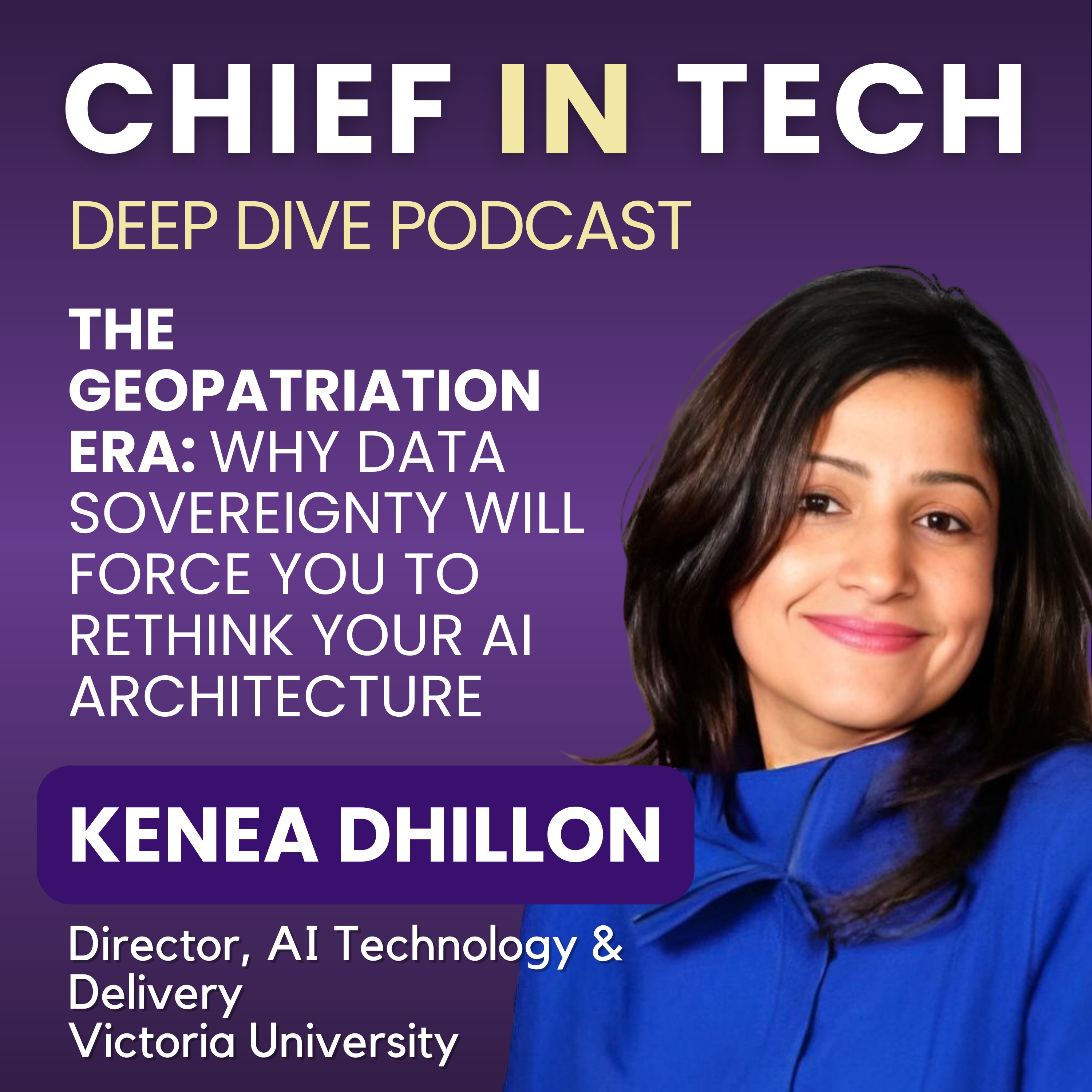 Chief in Tech S1E63 - Nicole de Klein : Co-Navigating the Changes in Healthcare episode artwork