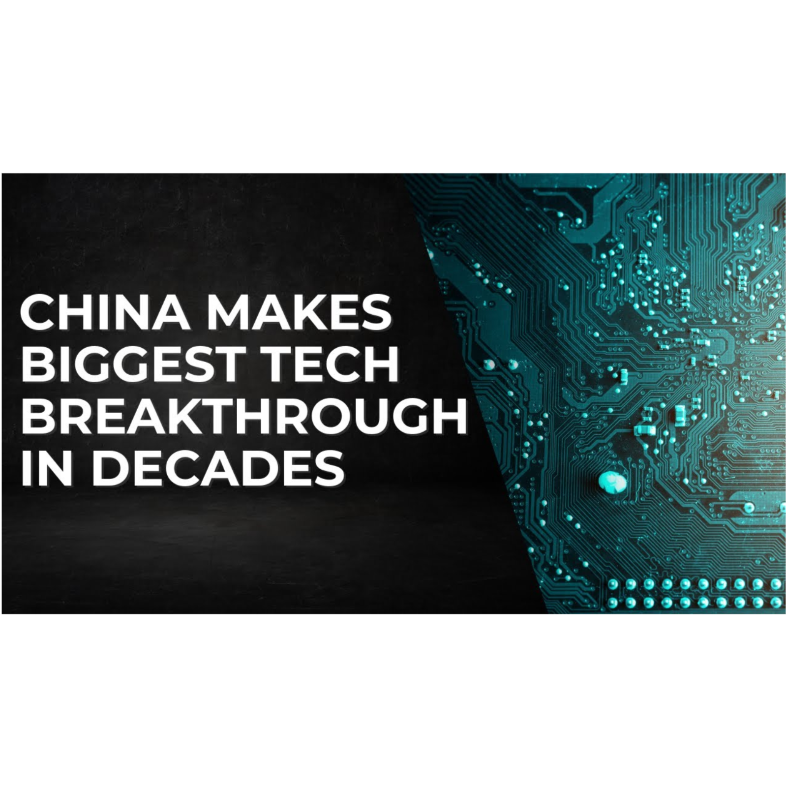 China Makes the Biggest Technology Breakthrough in Decades episode artwork