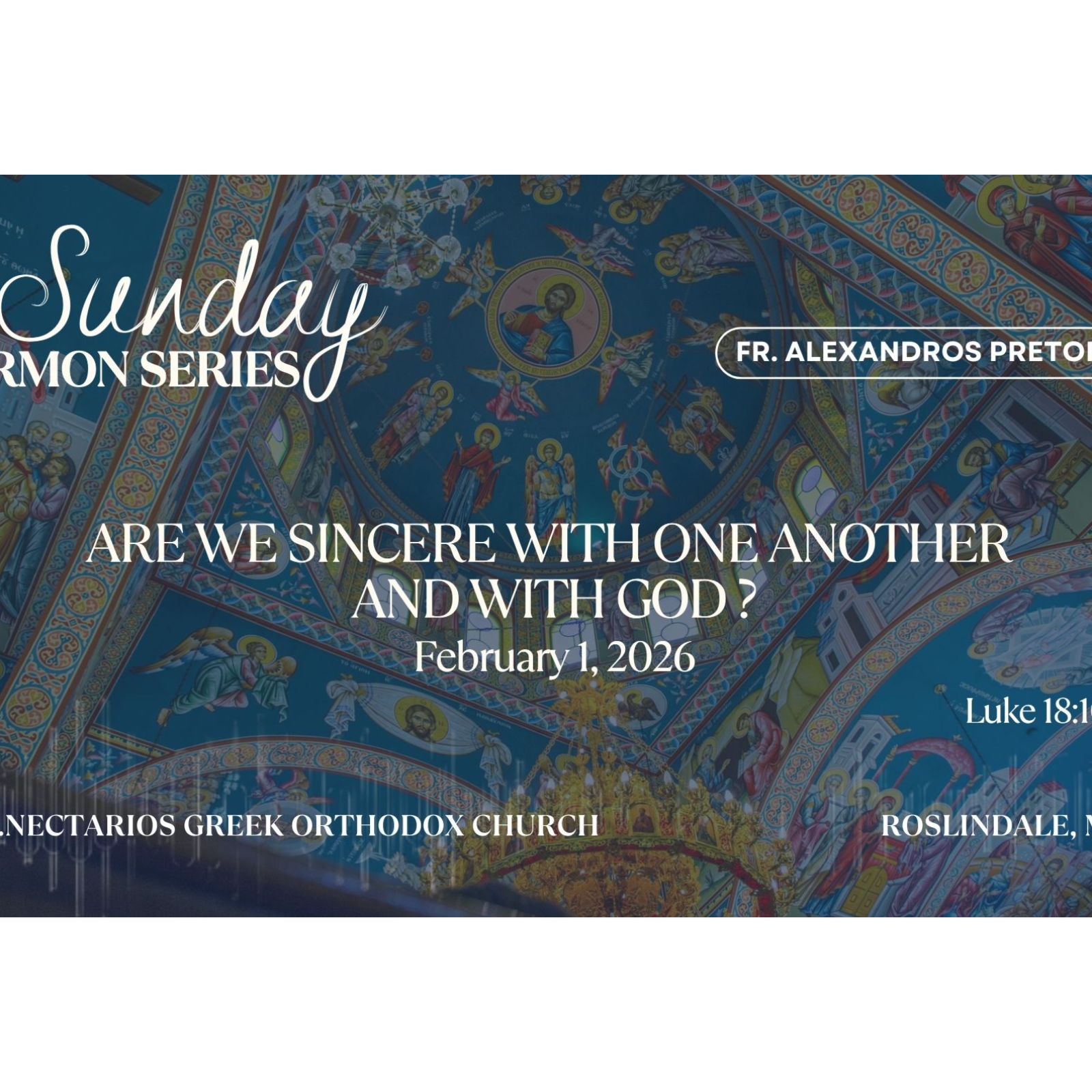 Are We Sincere with One Another and with God? episode artwork