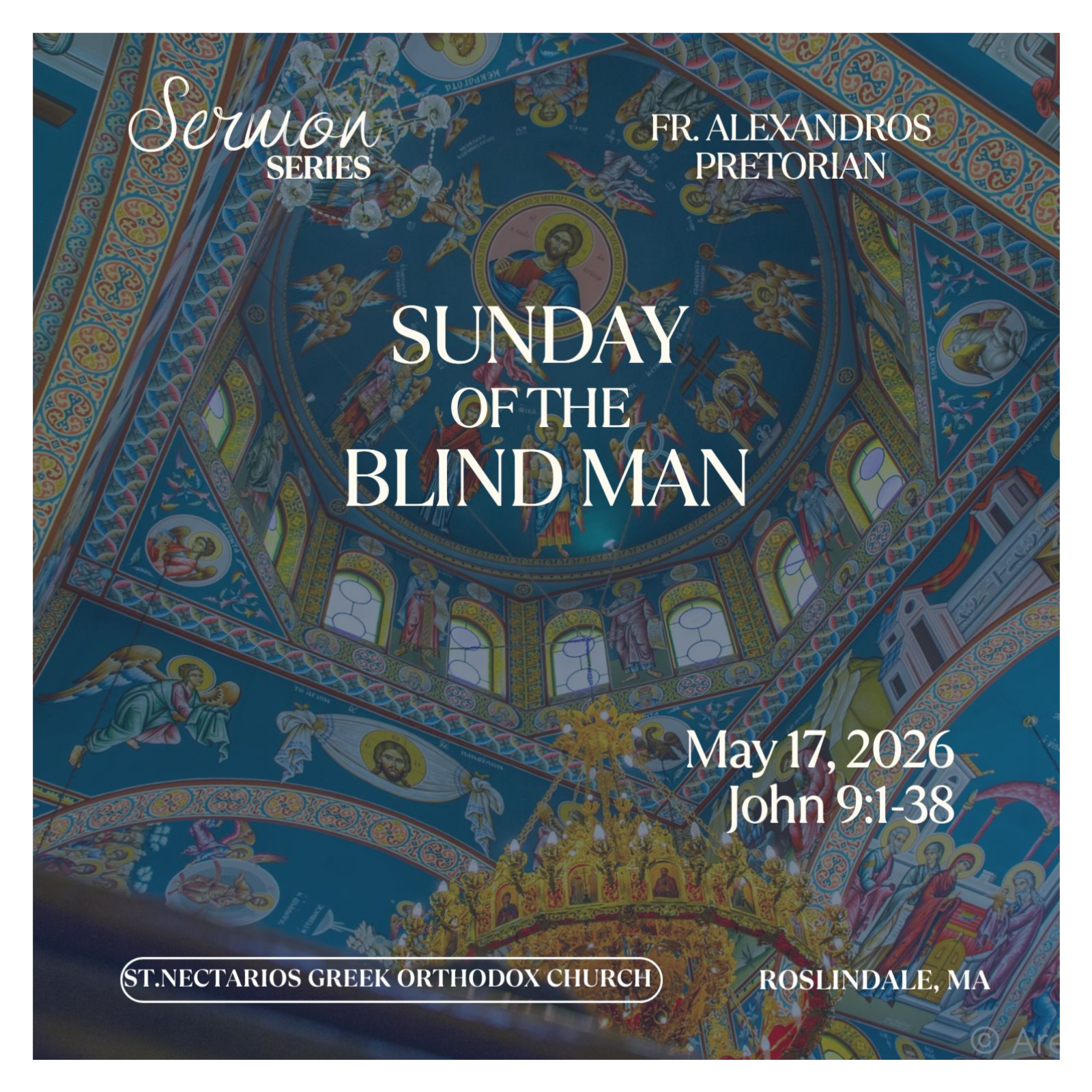 From Spiritual Blindness to Spiritual Sight | Sunday of the Blind Man Sermon episode artwork