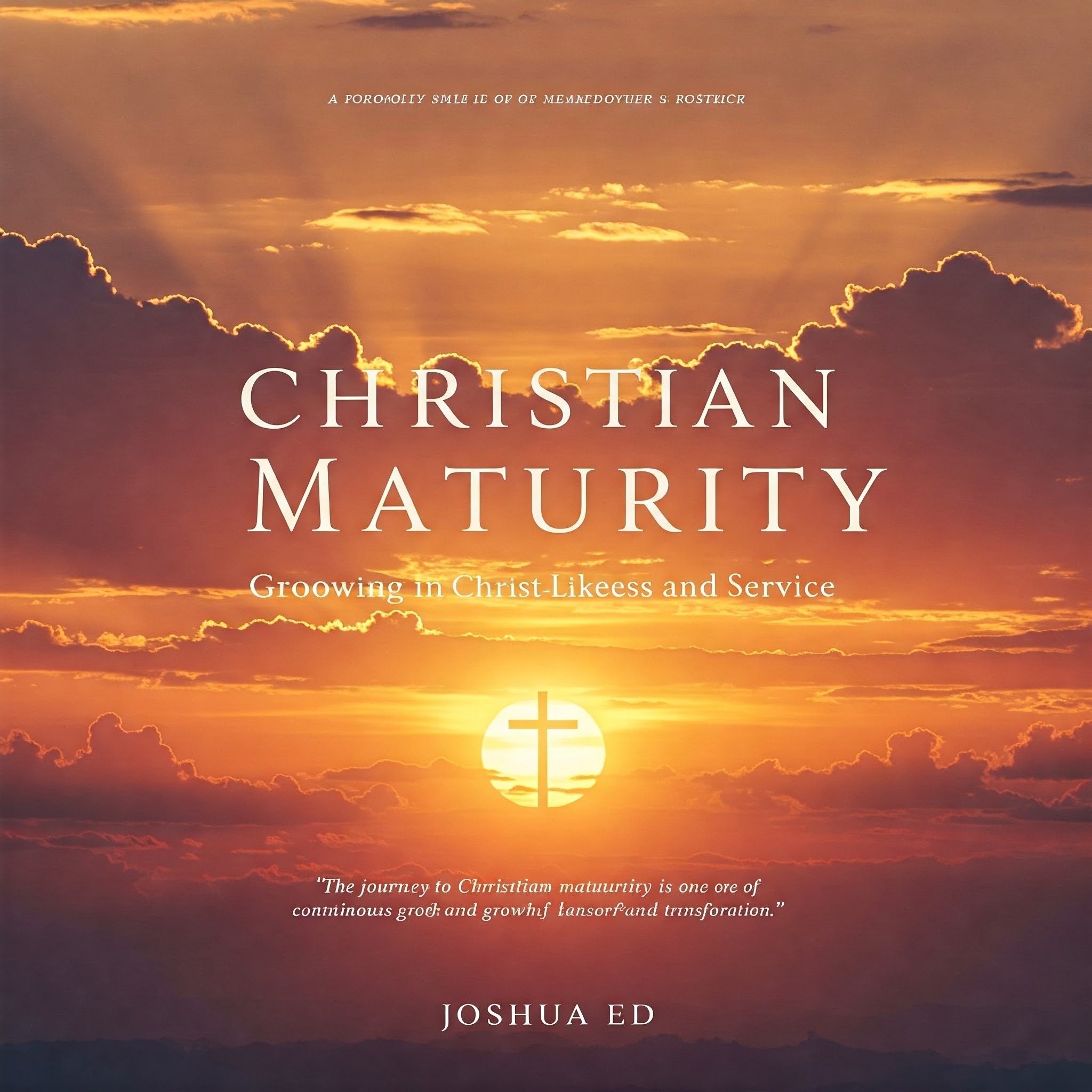 Christian Maturity_ Growing in Christ-Likeness and Service