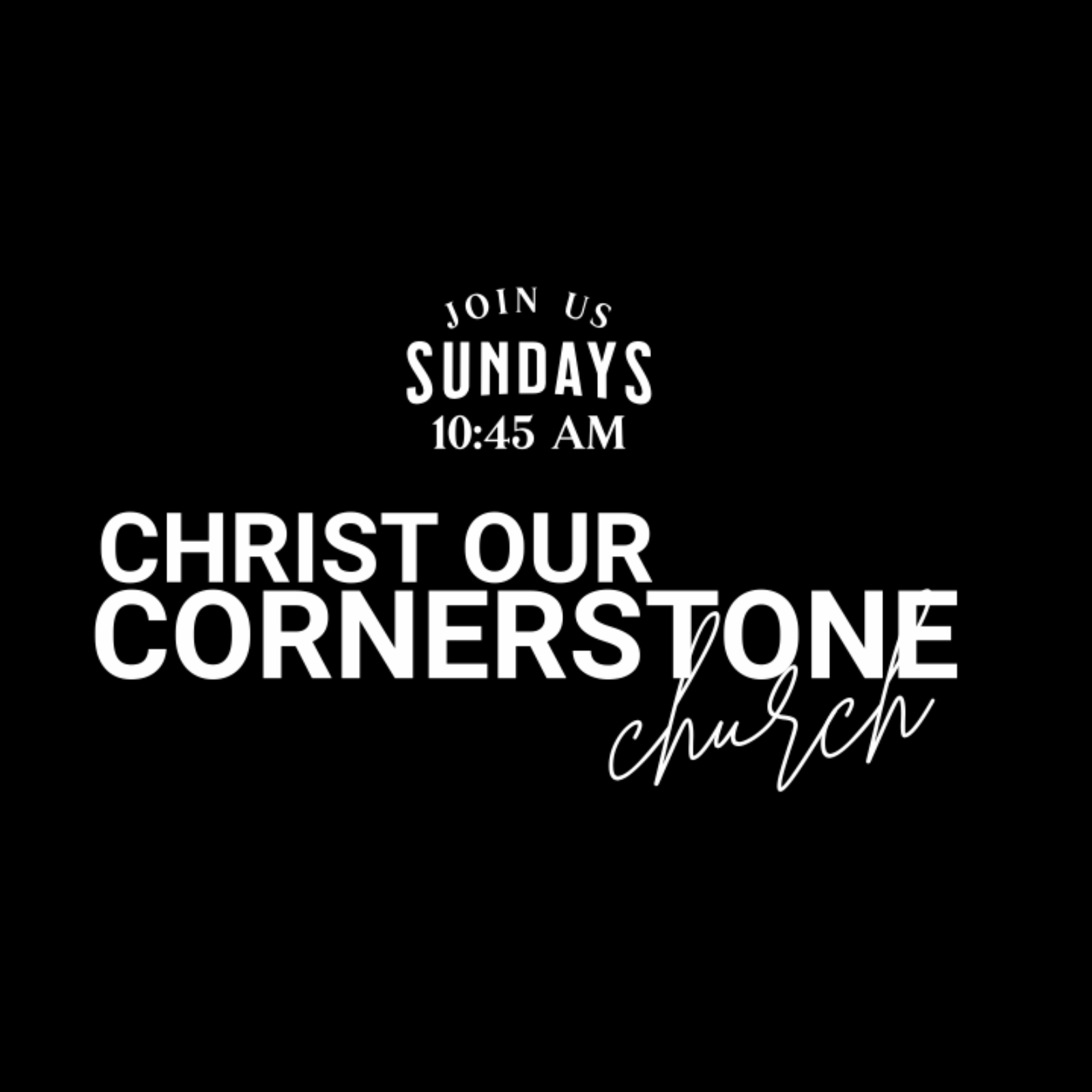Christ our Cornerstone Podcast