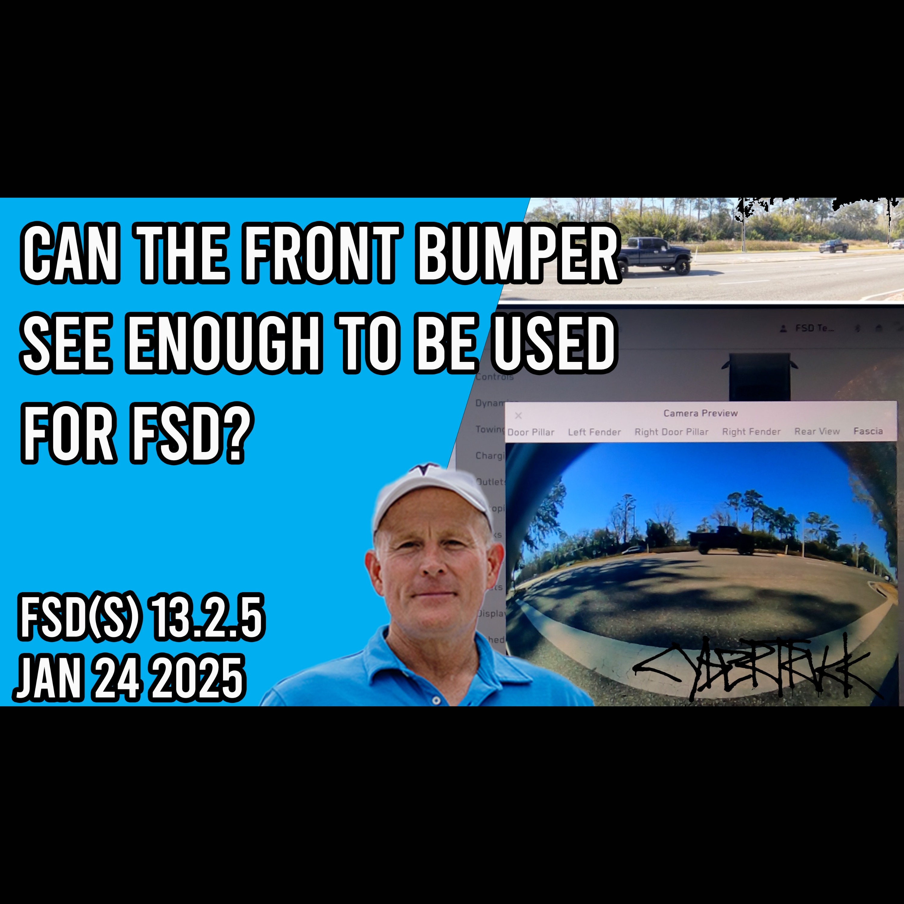 Can the New Tesla Front Bumper Camera See Enough To Be Used for Full Self Driving?