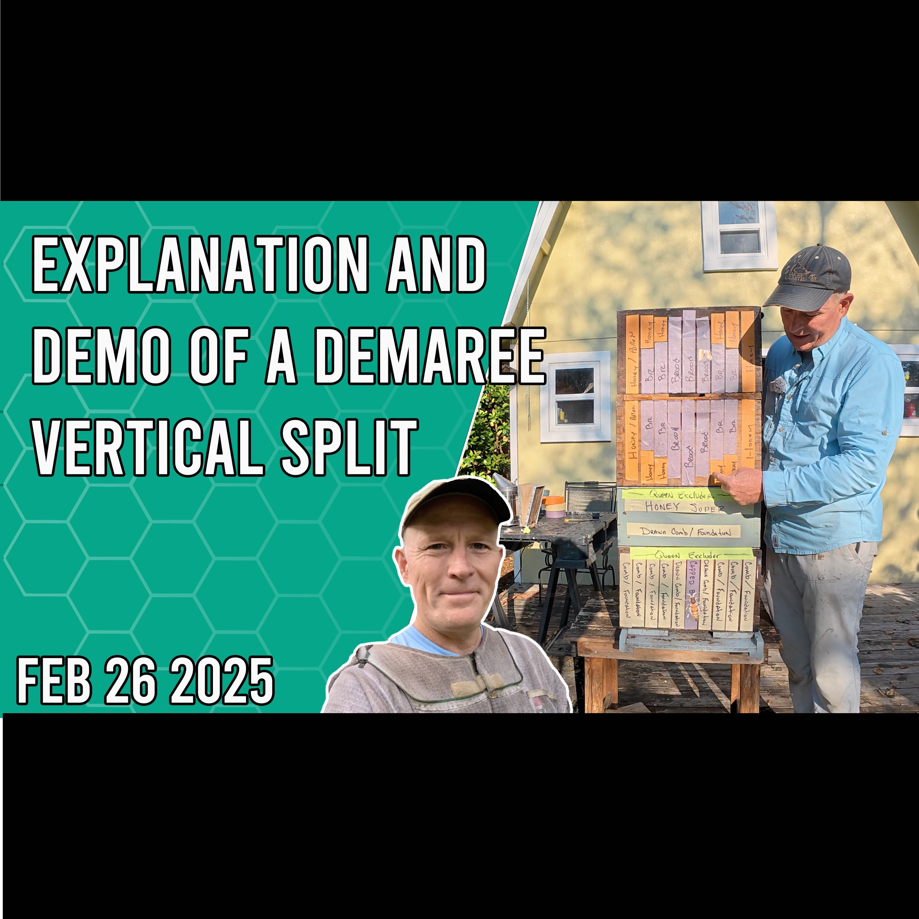 Beekeeping with Chuck - Explanation and Demonstration of the Demaree Vertical Split