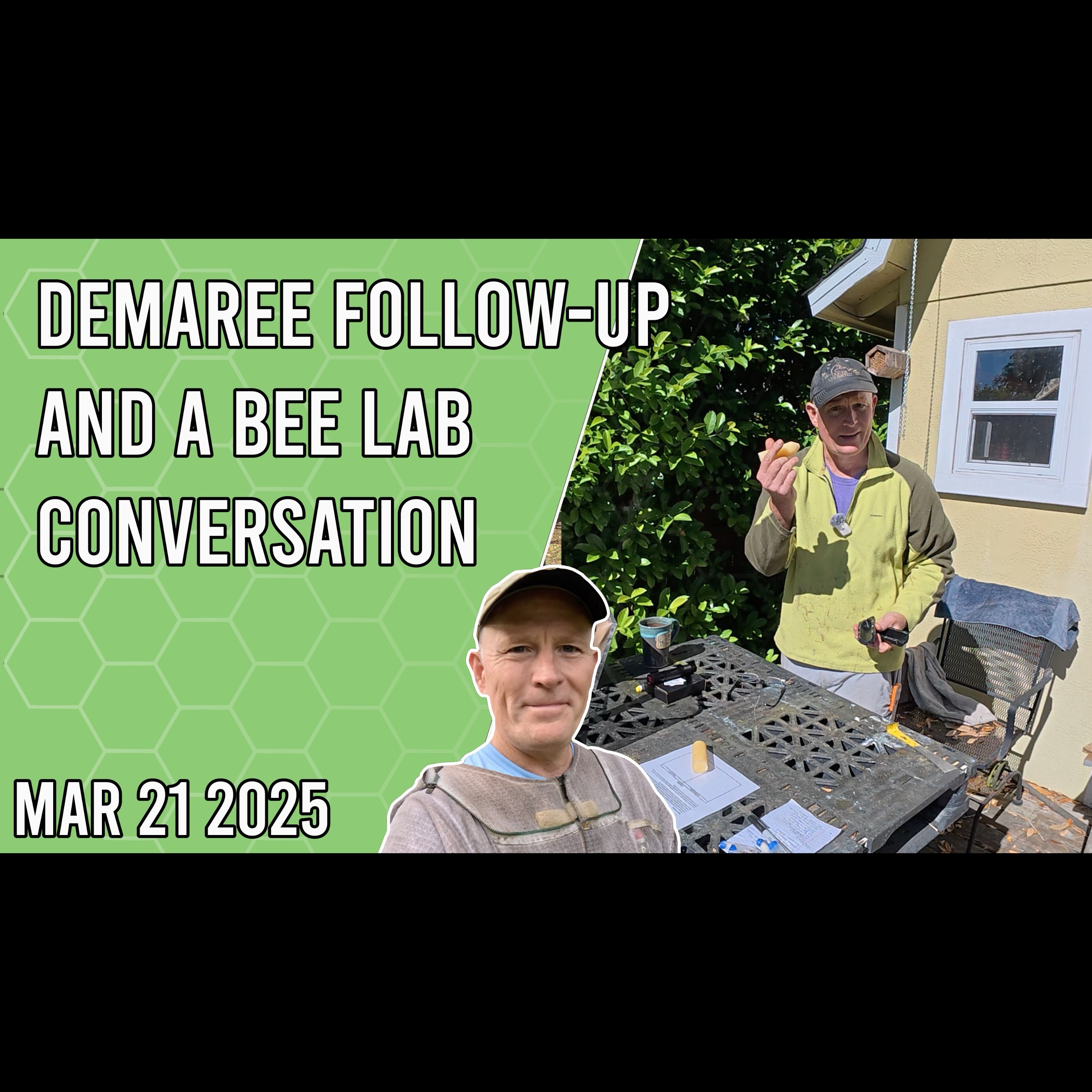 Beekeeping with Chuck - Demaree Followup and a Bee Lab Conversation