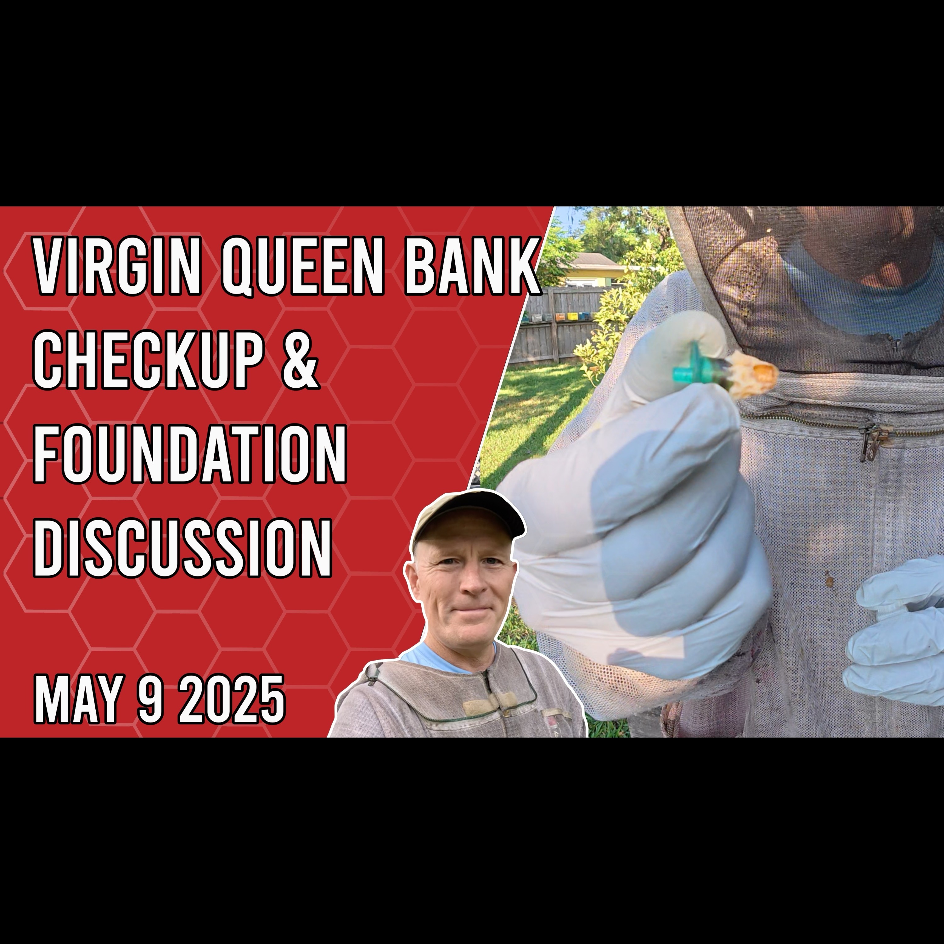 Beekeeping with Chuck - Virgin Queen Bank Checkup and Foundation Discussion