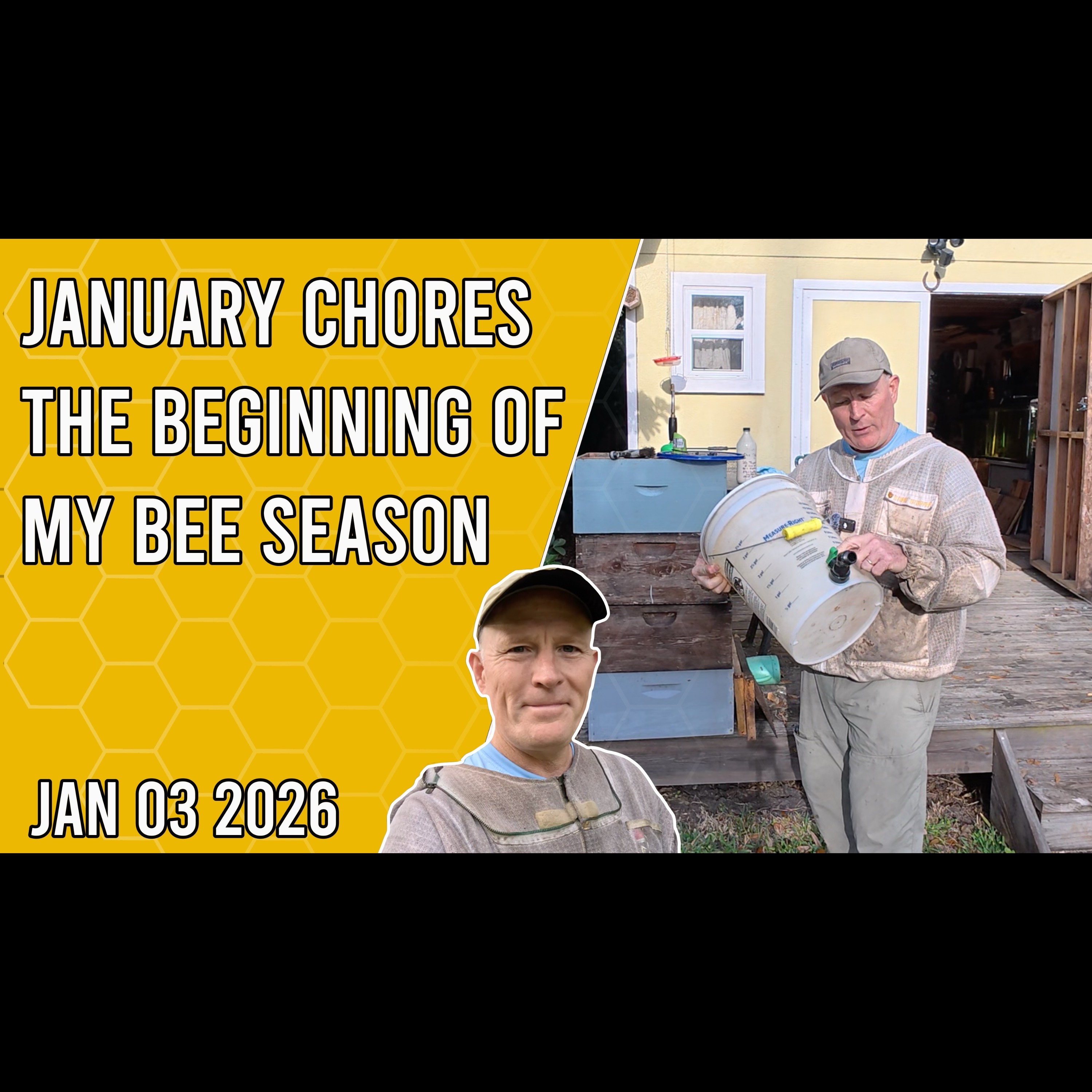Beekeeping with Chuck - January 3 2026 - The Beginning of My Bee Season
