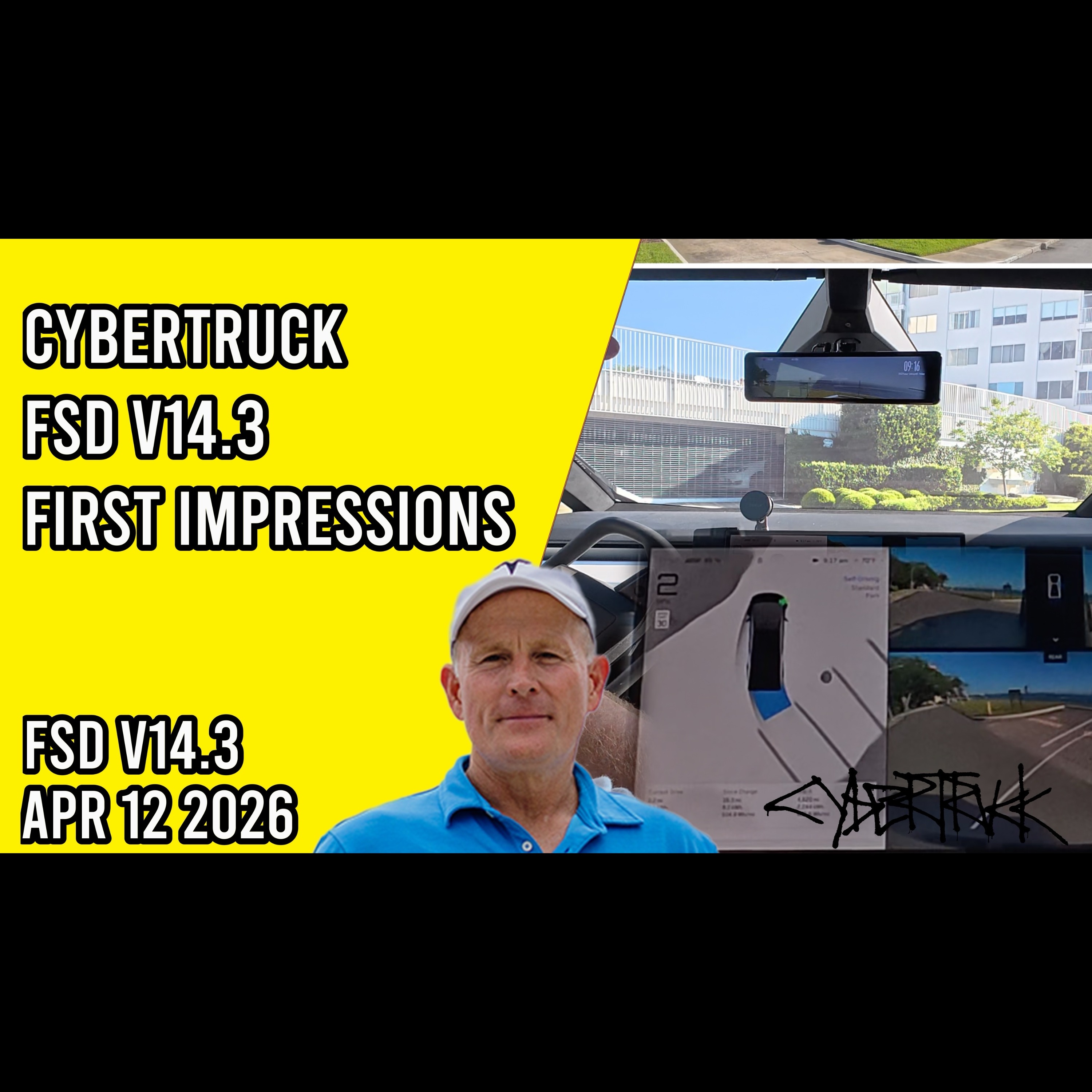 Cybertruck FSD v14.3 - First Impressions Drive
