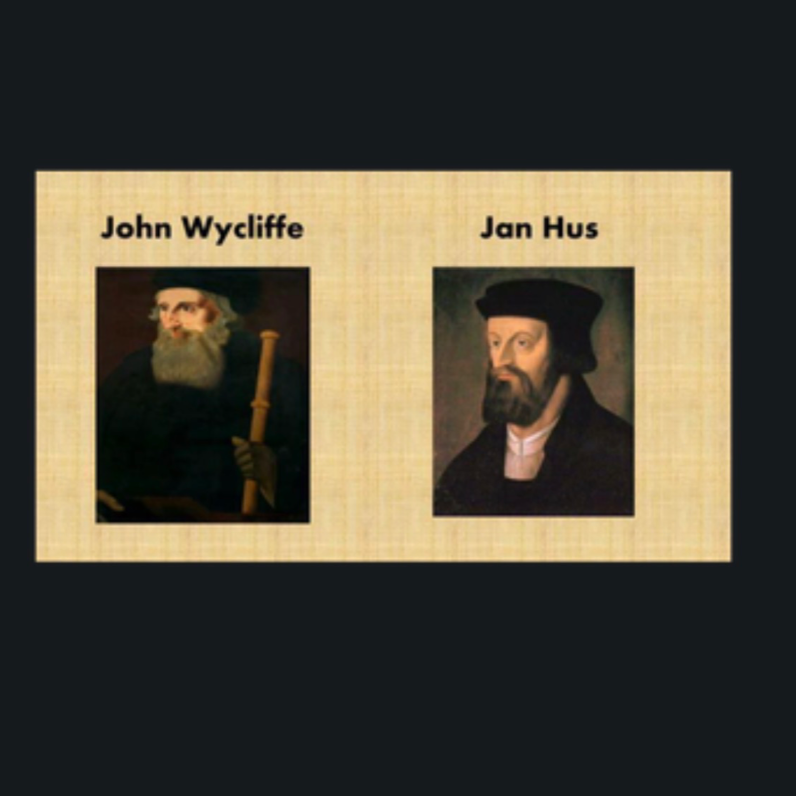 “Wycliffe and Hus”  episode artwork