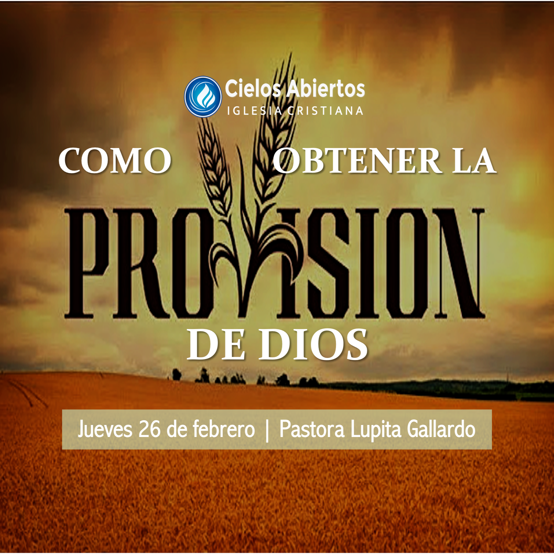 Como obtener la provisión de Dios?; Pastora Lupita Gallardo episode artwork