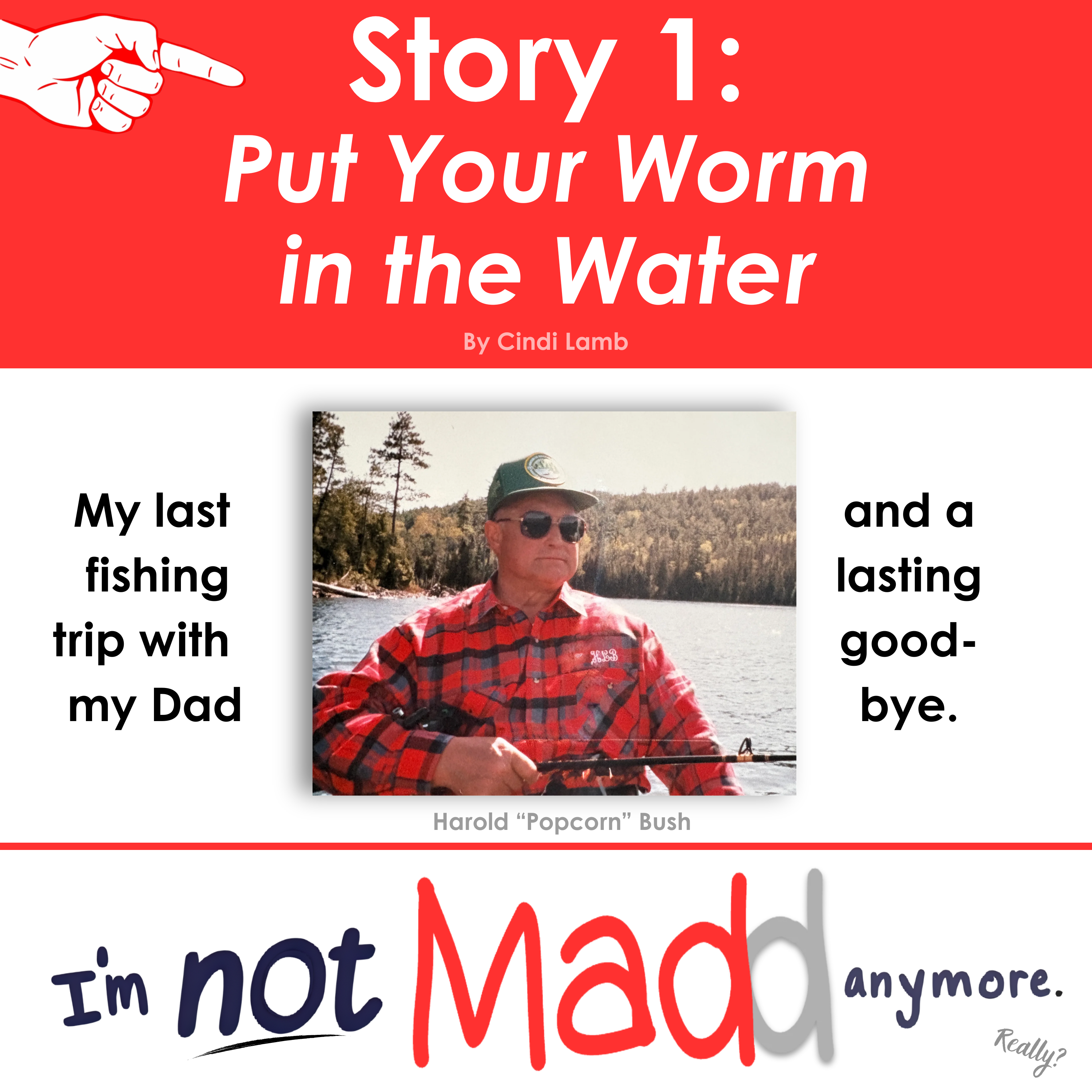 Story 1: Put Your Worm In The Water - From "I'm not madd anymore." By Cindi Lamb  episode artwork