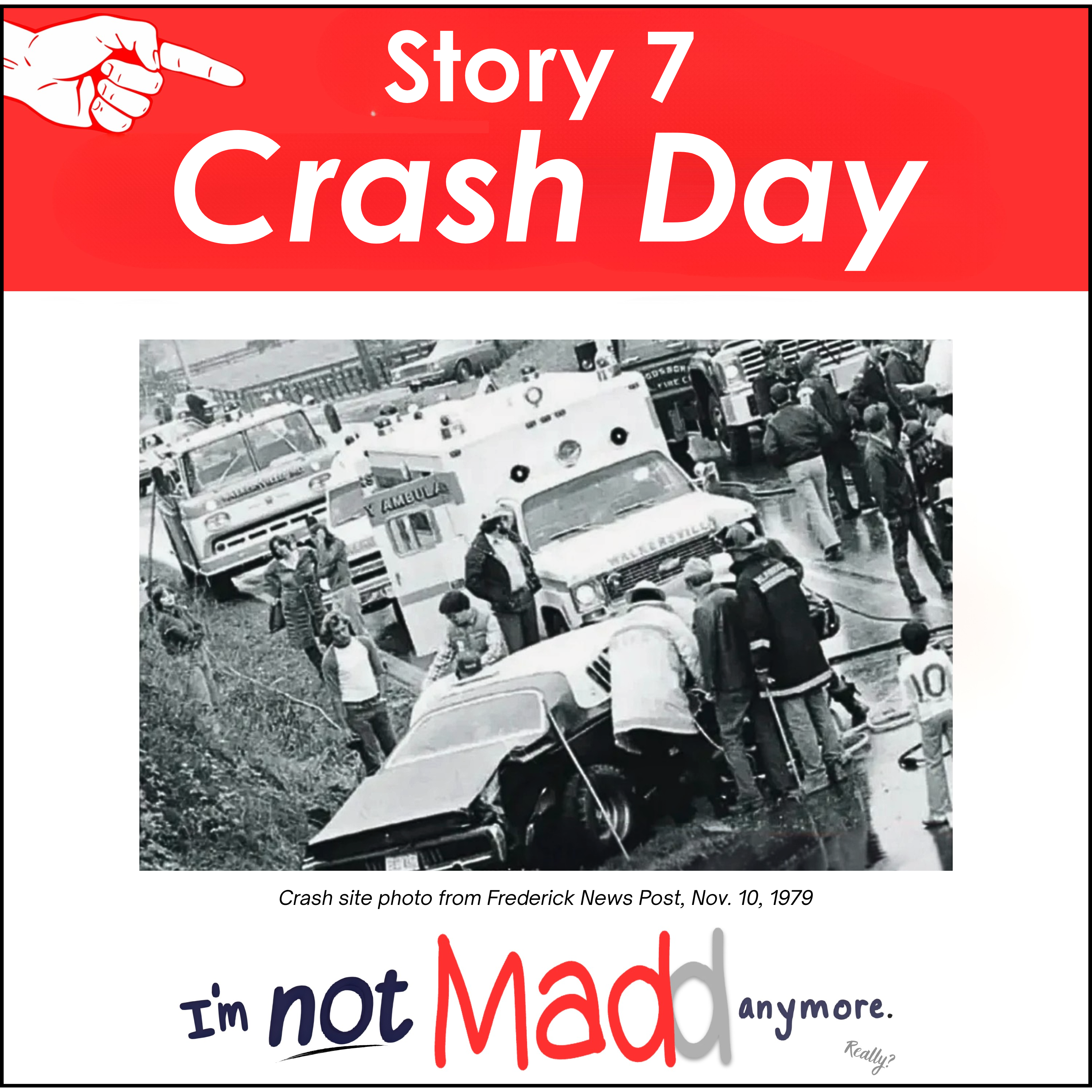 Story 7: Crash Day - From "I'm not madd anymore" by Cindi Lamb episode artwork
