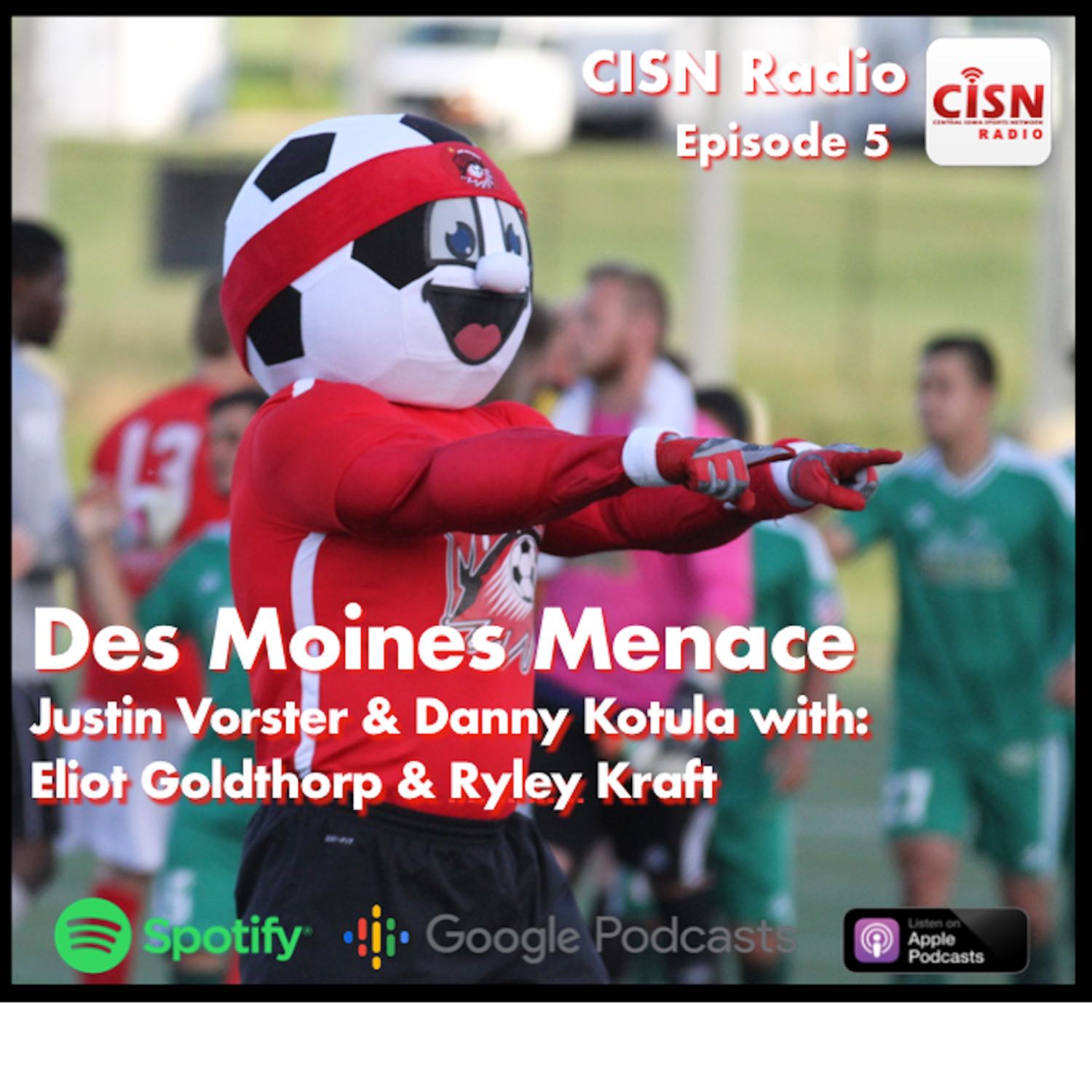 Des Moines Menace: Justin Vorster and Danny Kotula with Eliot Goldthorp & Ryley Kraft