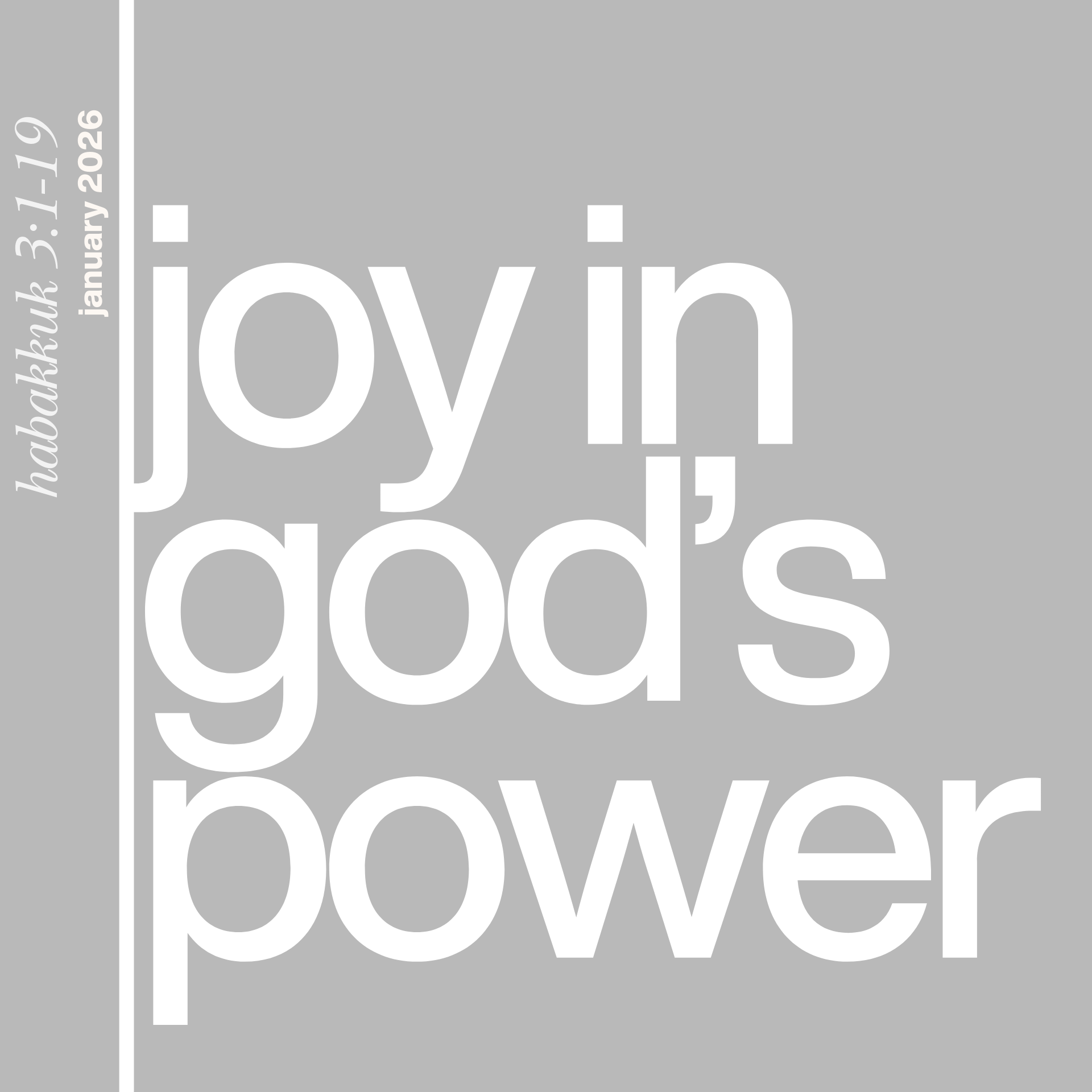 Joy in God's Power | FAITH IN THE DARKNESS | Habakkuk 3:1-19 episode artwork