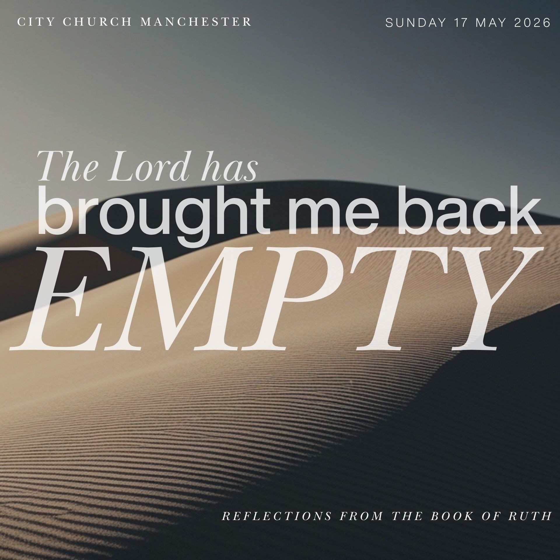 The Lord Has Brought Me Back Empty | Ruth 1 episode artwork