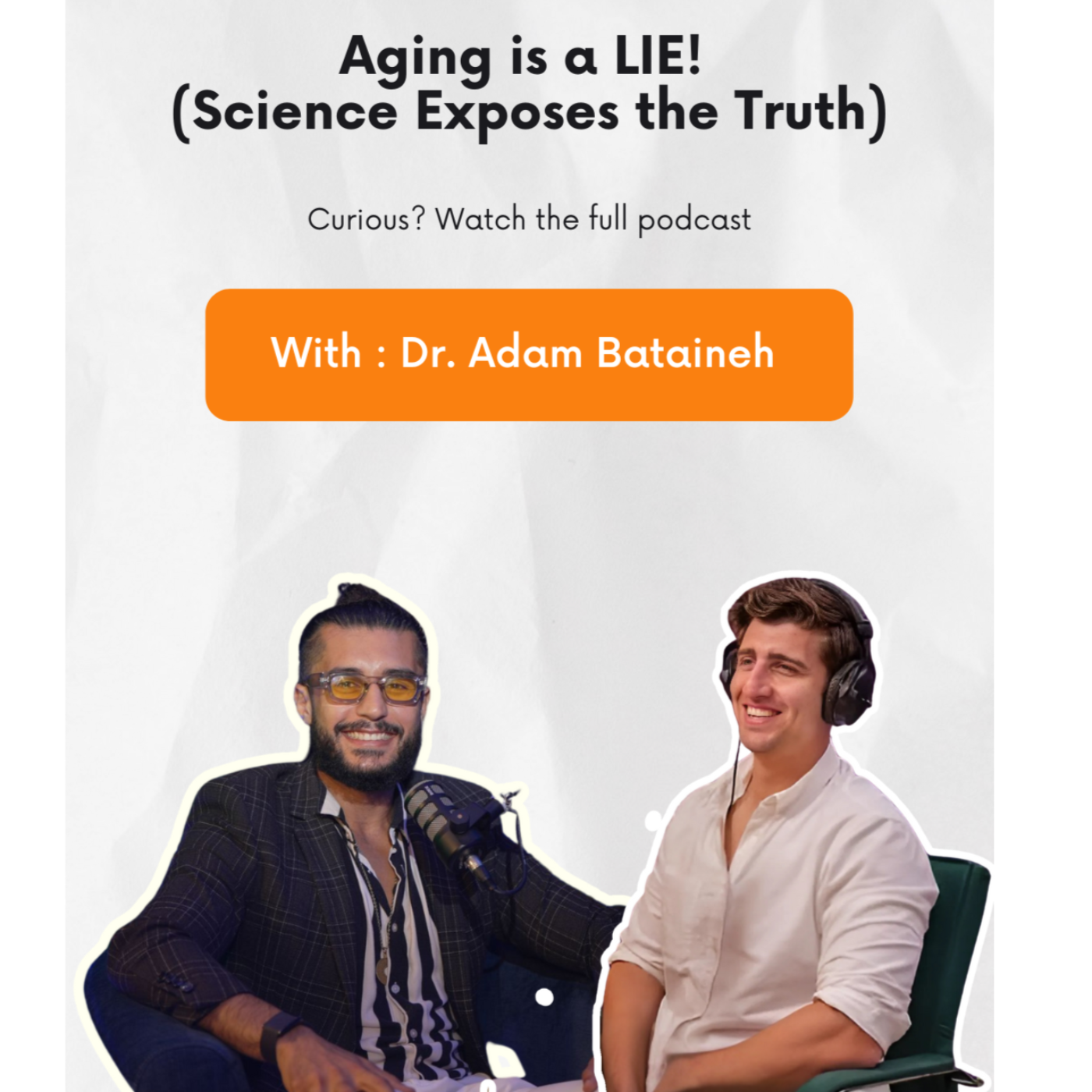 Aging is a LIE! (Science Exposes the Truth) with Dr. Adam Bataineh