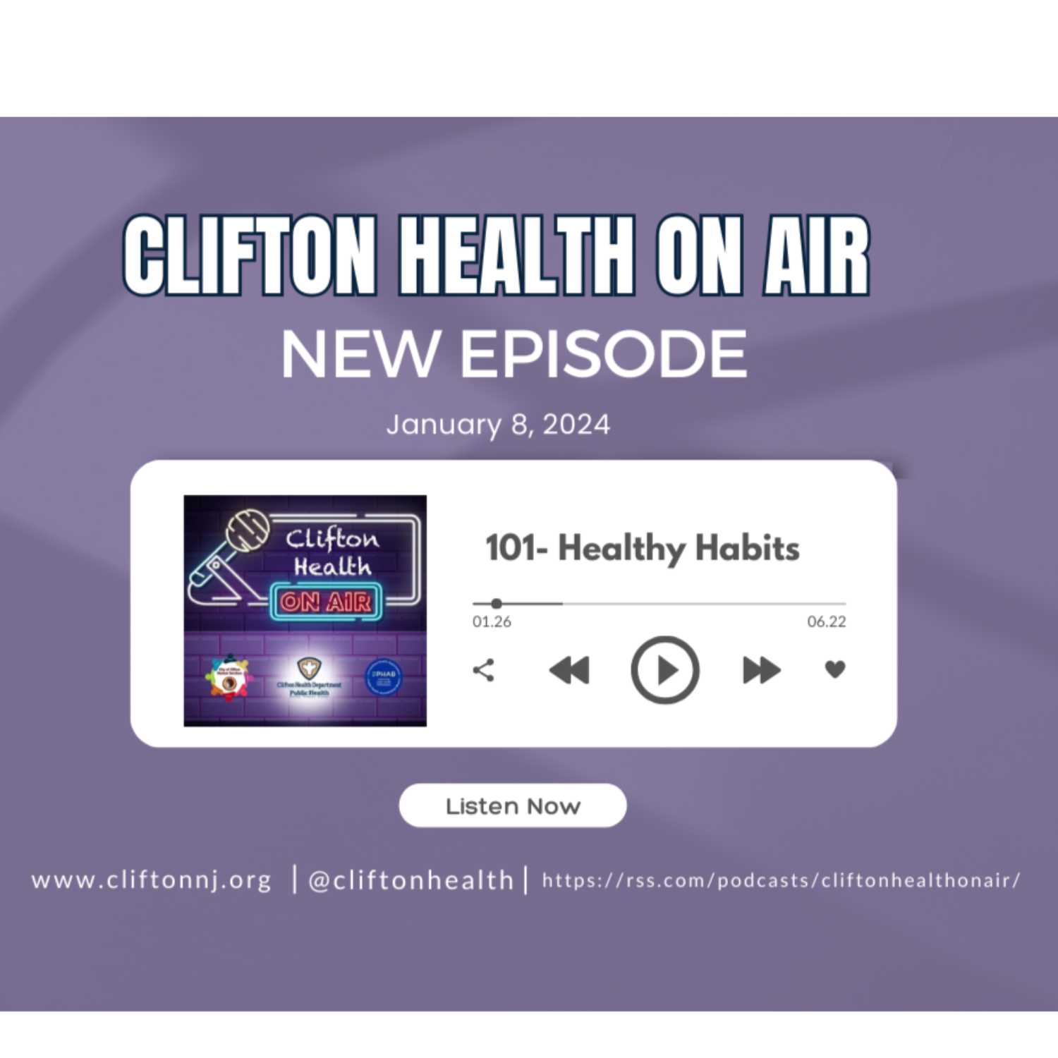Episode 101 - New Year, New You! Building Healthy Habits episode artwork