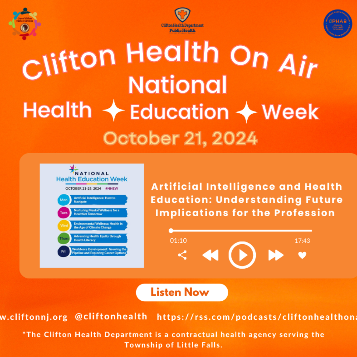 NHEW Episode 1 - Artificial Intelligence and Health Education: Understanding Future Implications for the Profession (Monday) episode artwork