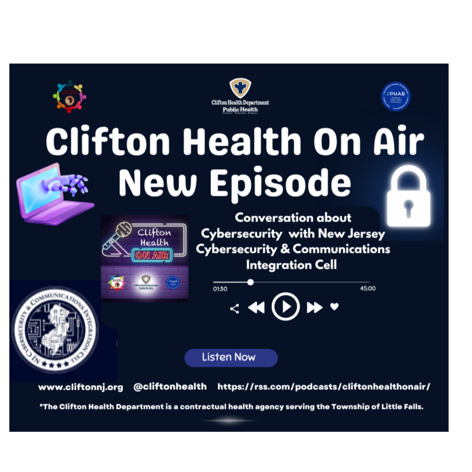 Episode 206 - Conversation about Cybersecurity with New Jersey Cybersecurity & Communications Integration Cell  episode artwork